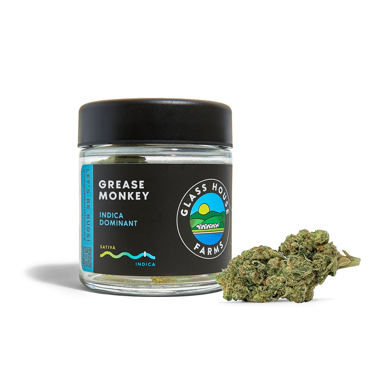 Glass House Farms Grease Monkey [3.5g Jar] Leafly