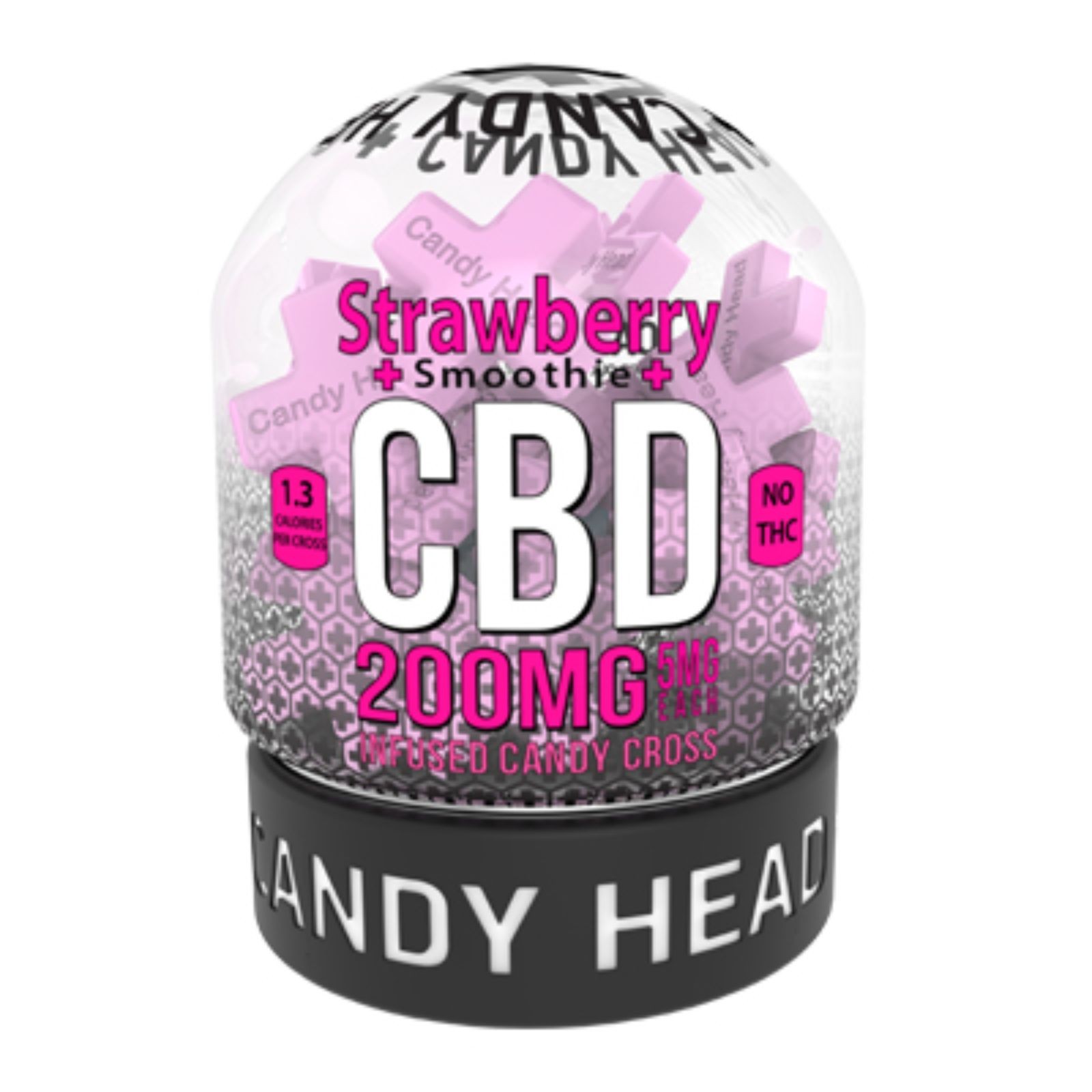 Candy Head Chewables 200mg Jar (Strawberry) | Leafly