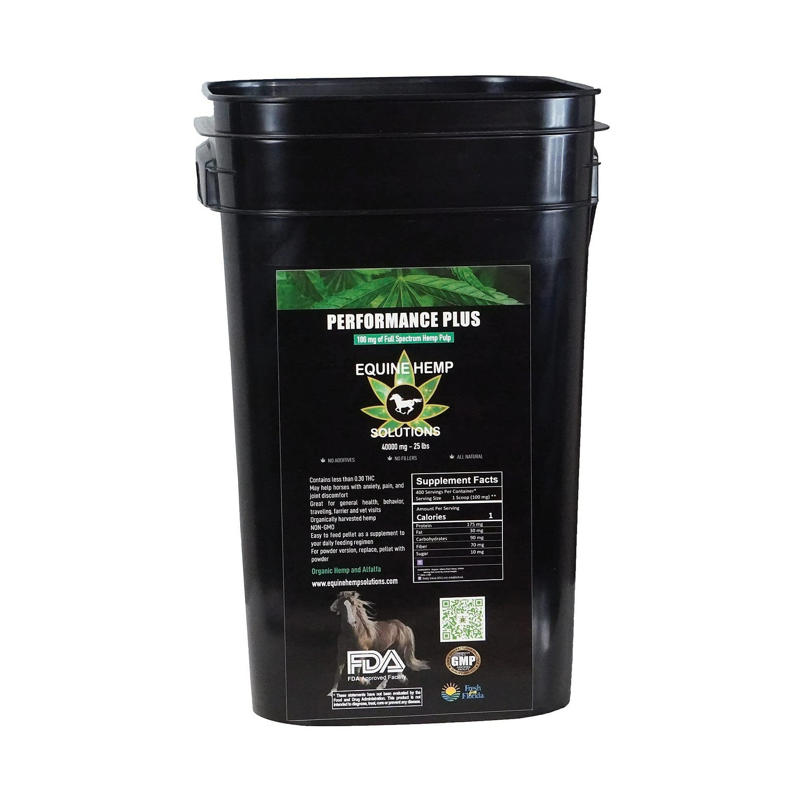 Doctor’s Hemp Solutions PERFORMANCE PLUS EQUINE HEMP SOLUTIONS 25LB OR