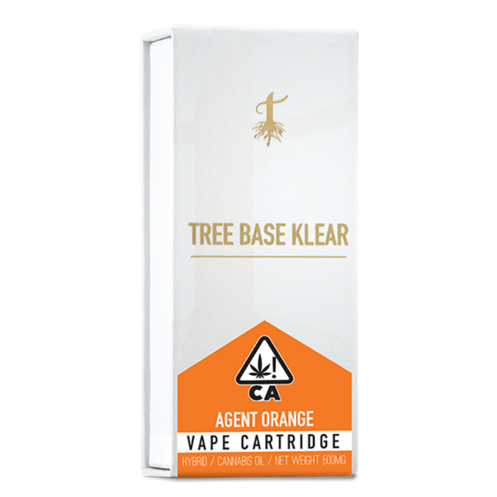 Tree Base Klear Agent Orange Vape Cartridge 500mg Leafly