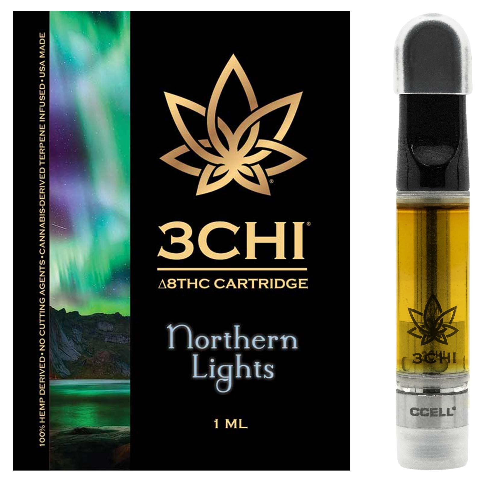 3chi Delta 8 Thc Vape Cartridge Northern Lights Cdt 1ml Leafly 8988