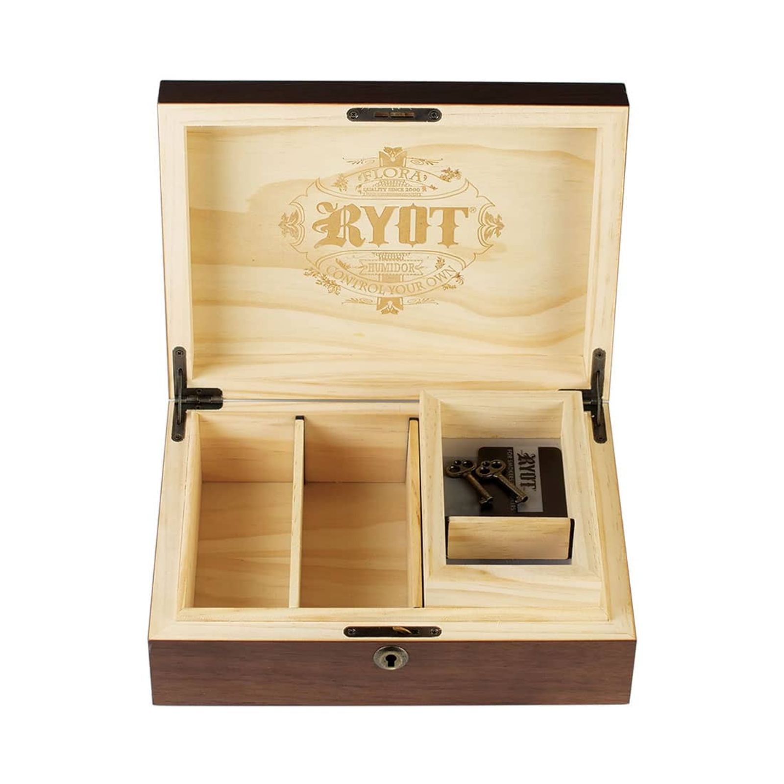 Root Riot Humidity Box RYOT: RYOT® Humidor Walnut Combo Box (8×11) | Leafly