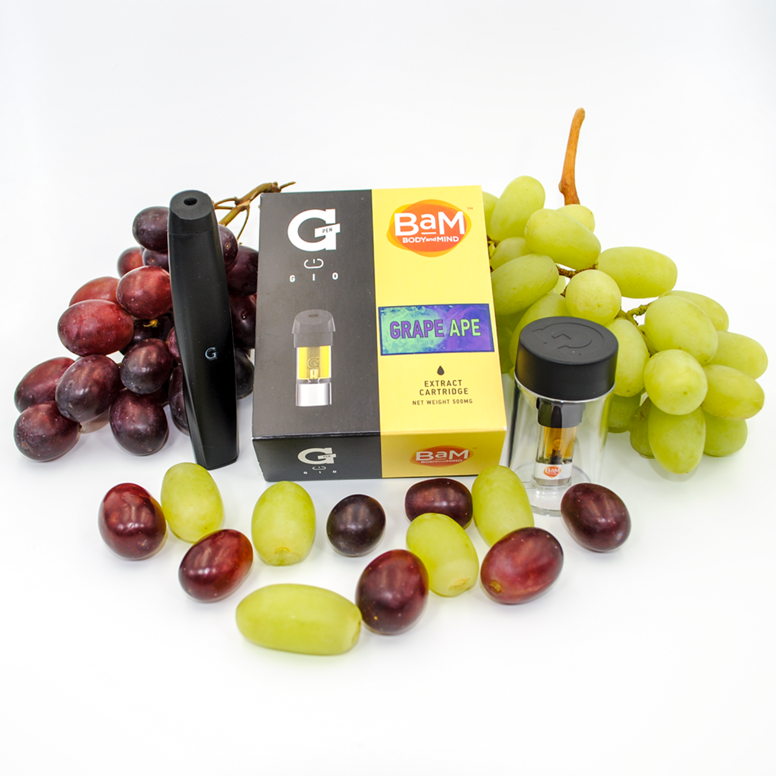 BaM - Body and Mind: BaM - GRAPE APE - Distillate G Pen Gio Cartridge ...