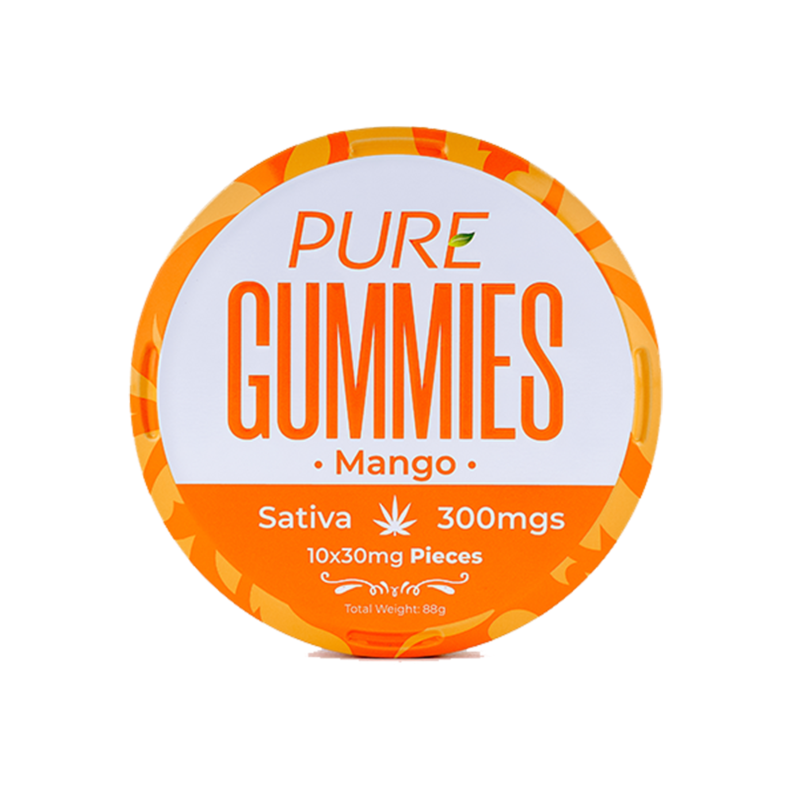 Pure Gummies 300mg Mango | Leafly