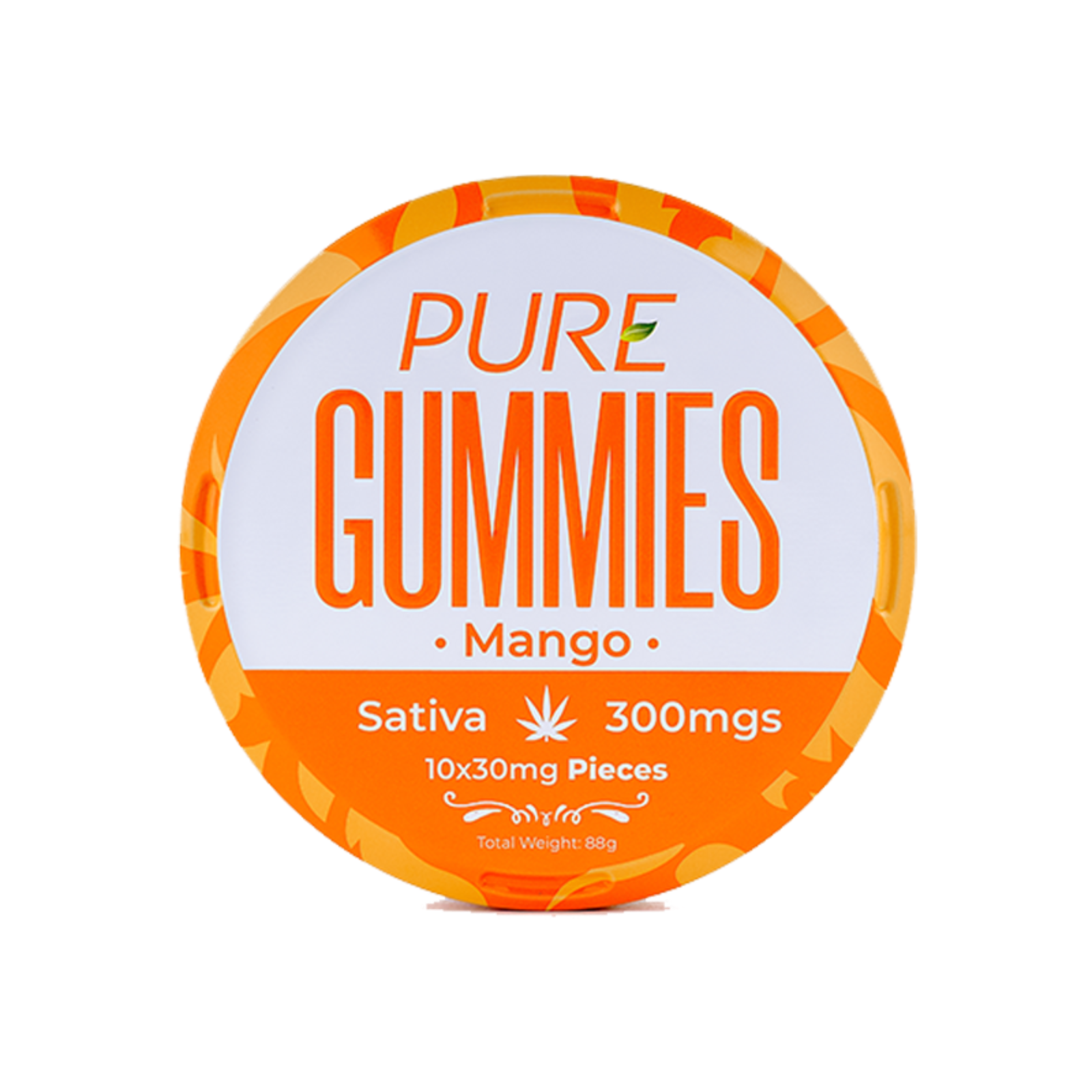 Pure Gummies 300mg Mango Leafly