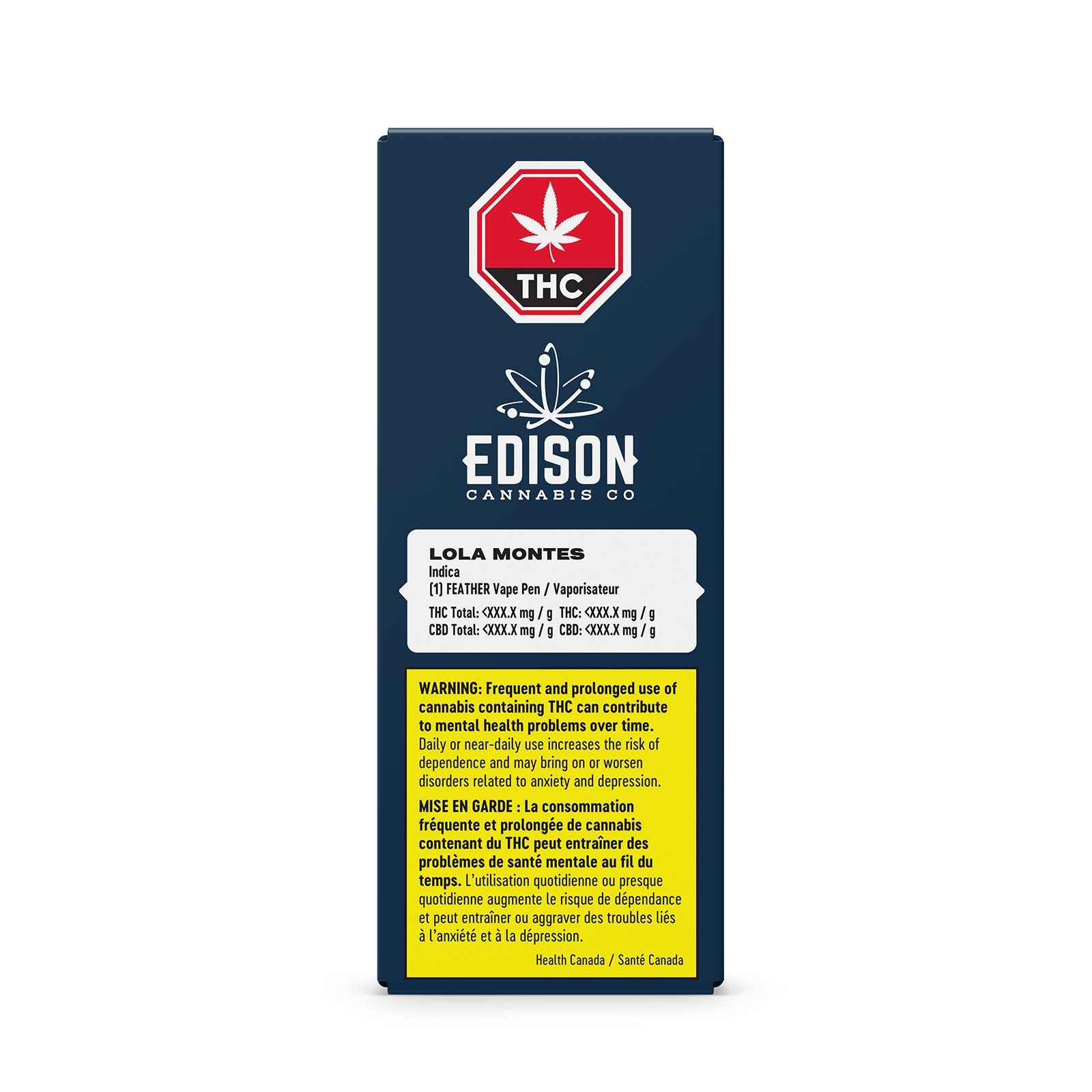 Edison Cannabis Co.: Lola Montes Feather 0.3g