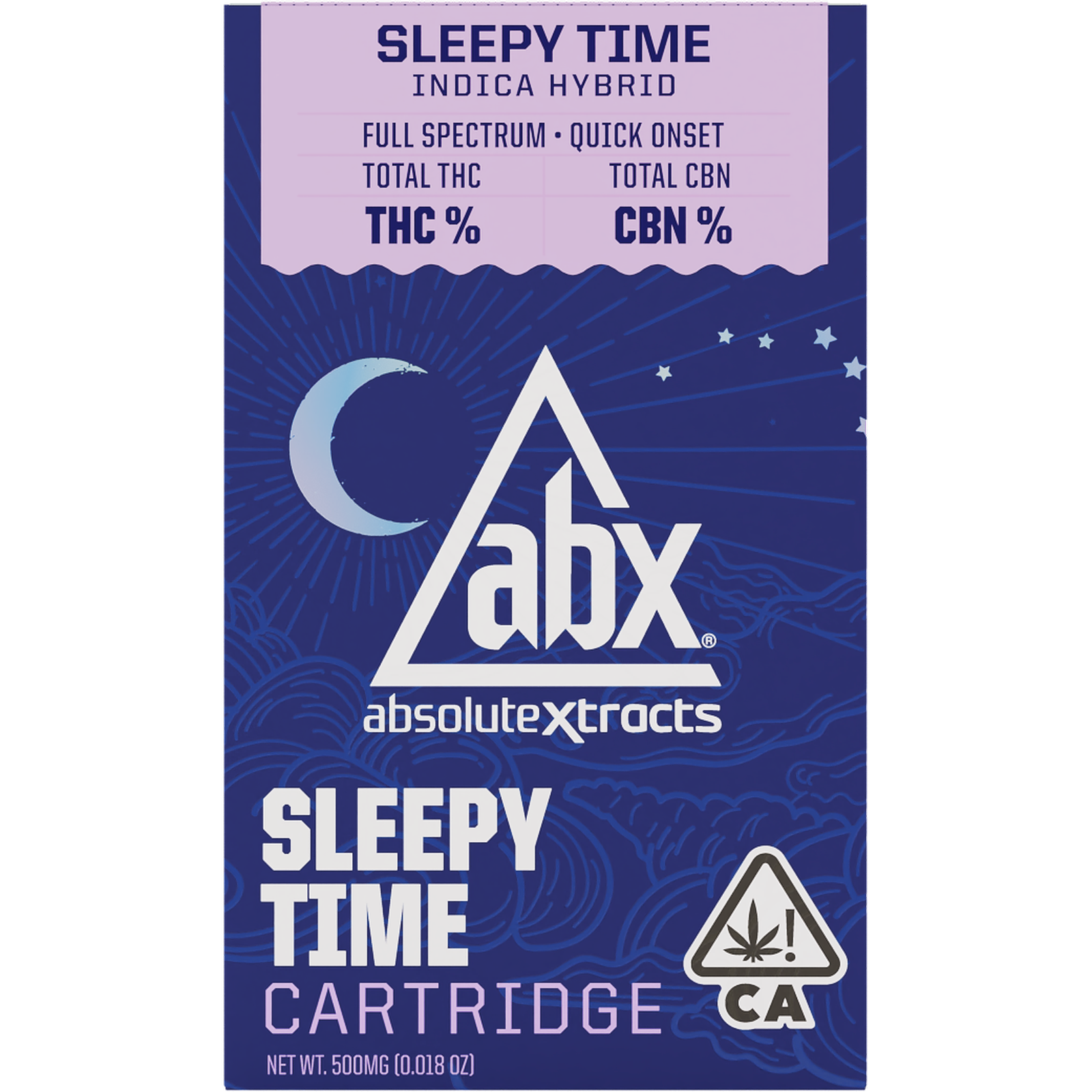 Abx Absolutextracts Abx Sleepy Time Cbn Cartridge 05g Leafly