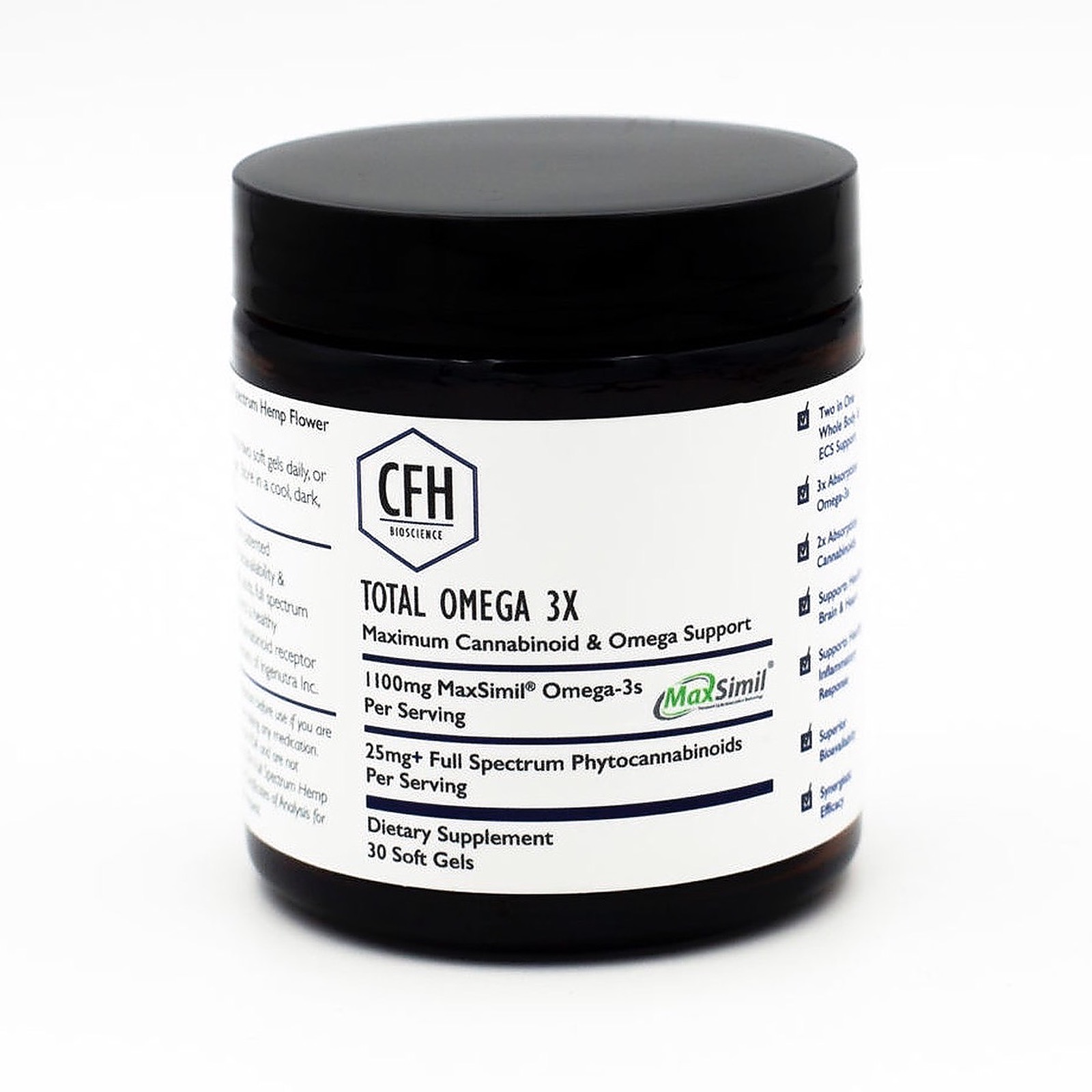 CFH ProLine Total Omega 3X Maximum Cannabinoid & Omega Support Leafly