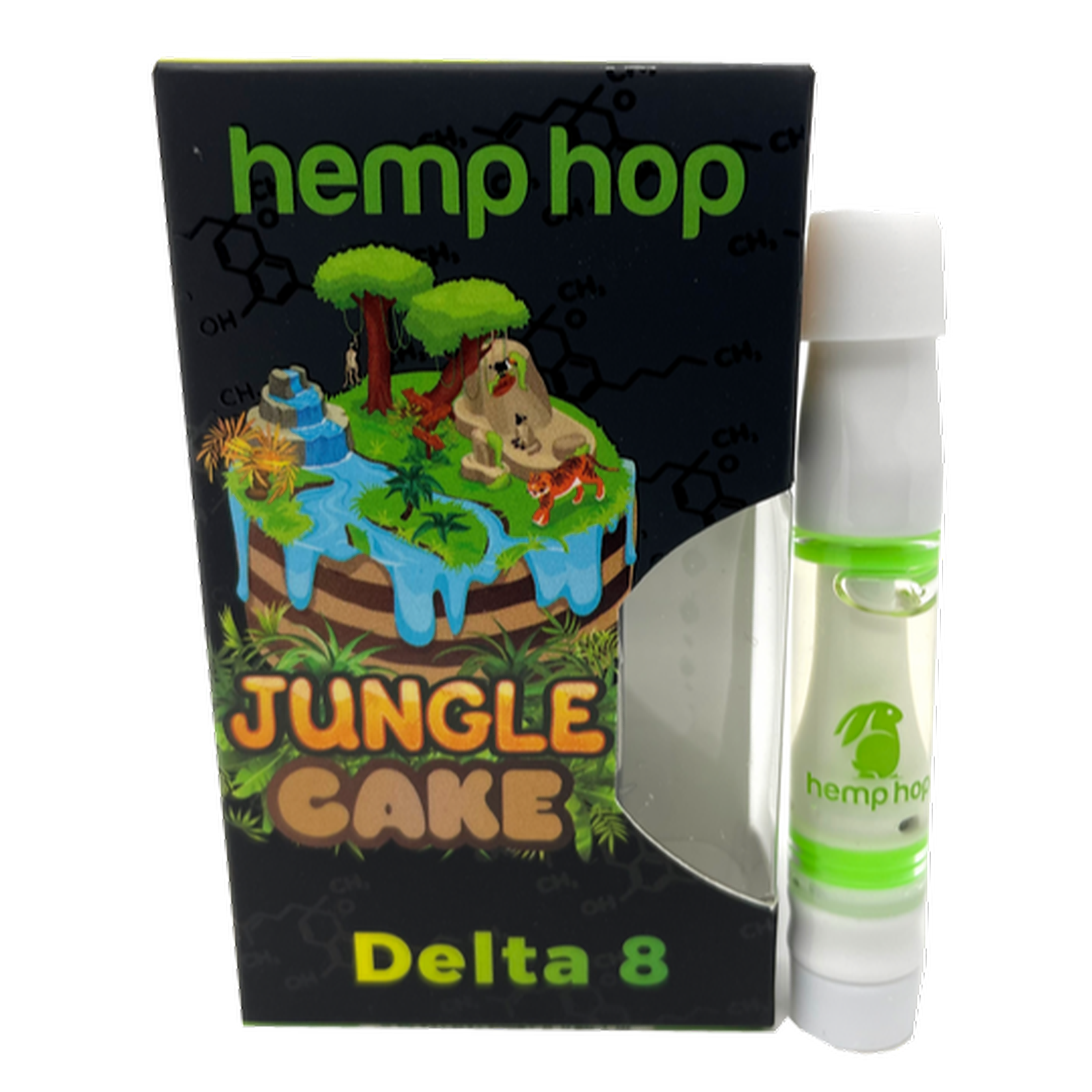 Hemp Hop Jungle Cake Delta8 THCO Vape Cartridge Leafly