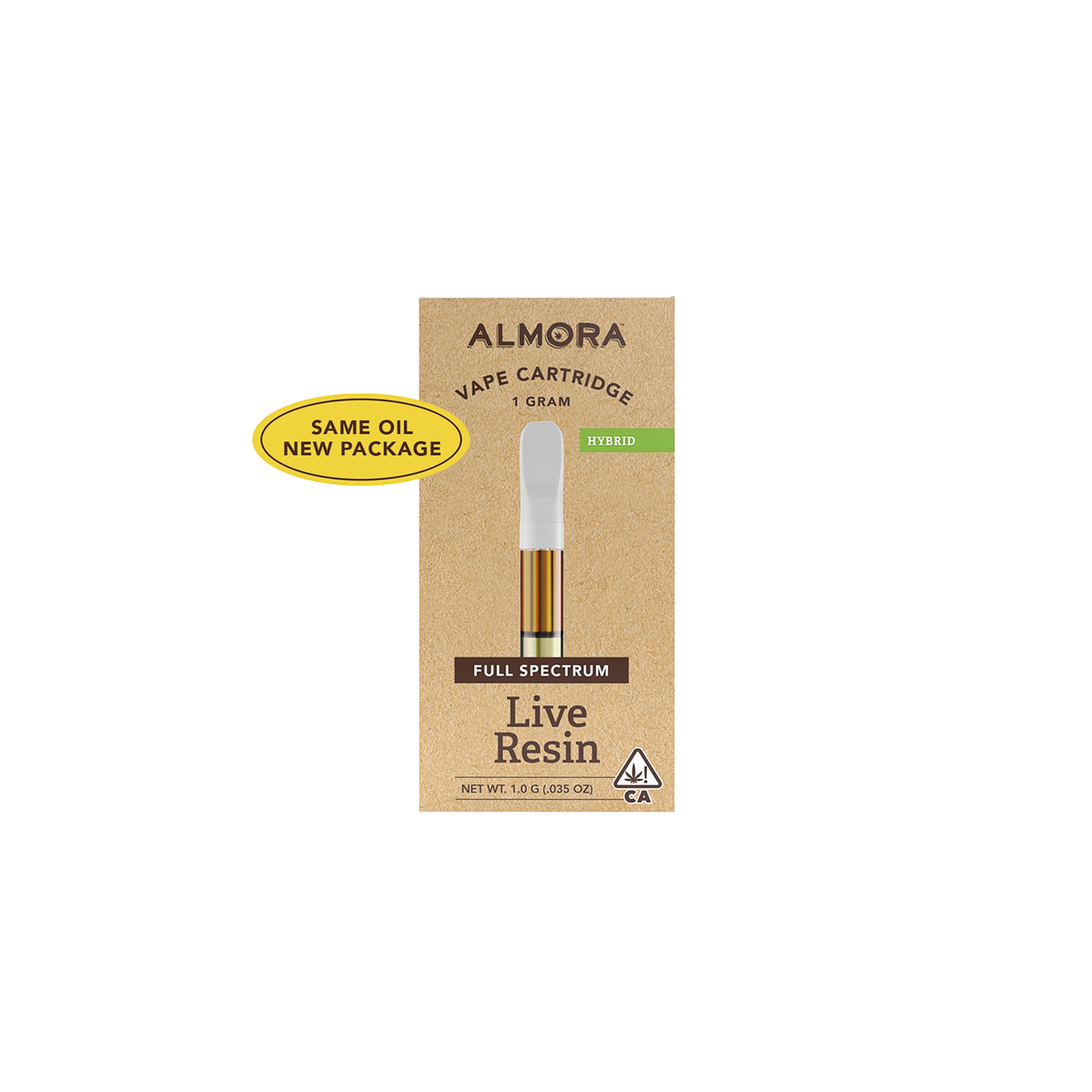 Almora: 100% Live Resin Cereal Milk Cartridge 1g (Hybrid) | Leafly