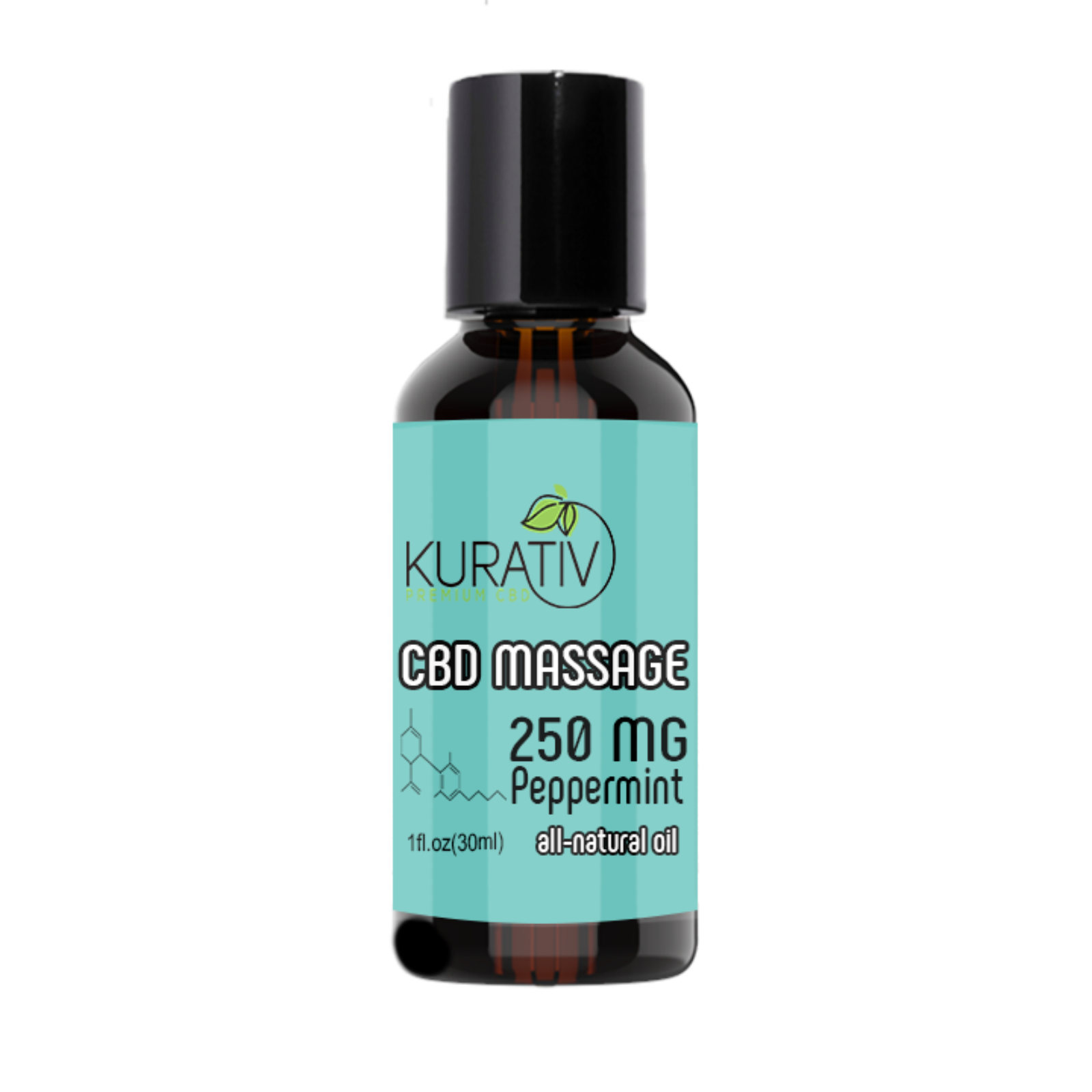 250mg CBD Massage Oil Peppermint CODE LEAFLY10 F