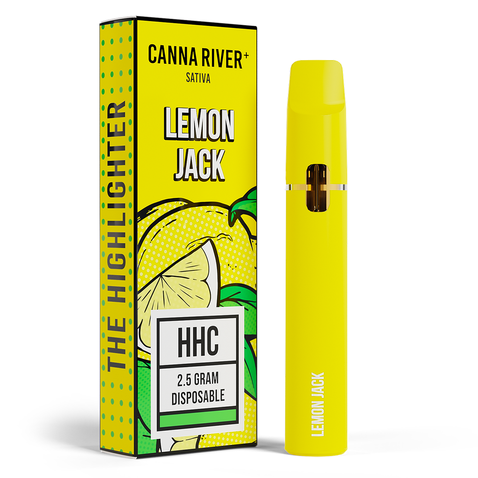 Canna River HHC Highlighter Lemon Jack / 2.5 Gram Leafly