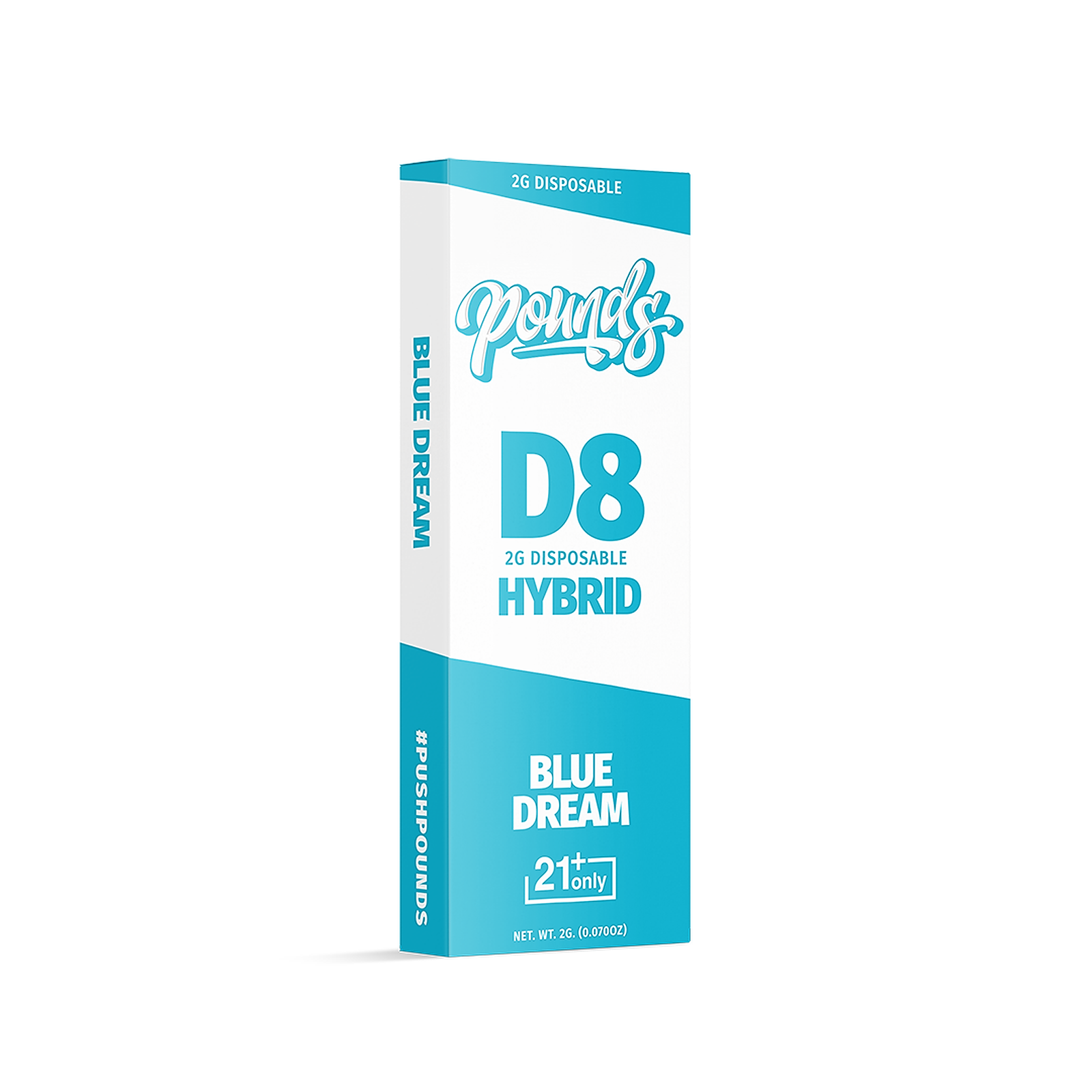 Pounds - Delta-8 - Hybrid - Blue Dream - 2G Disposable Pen