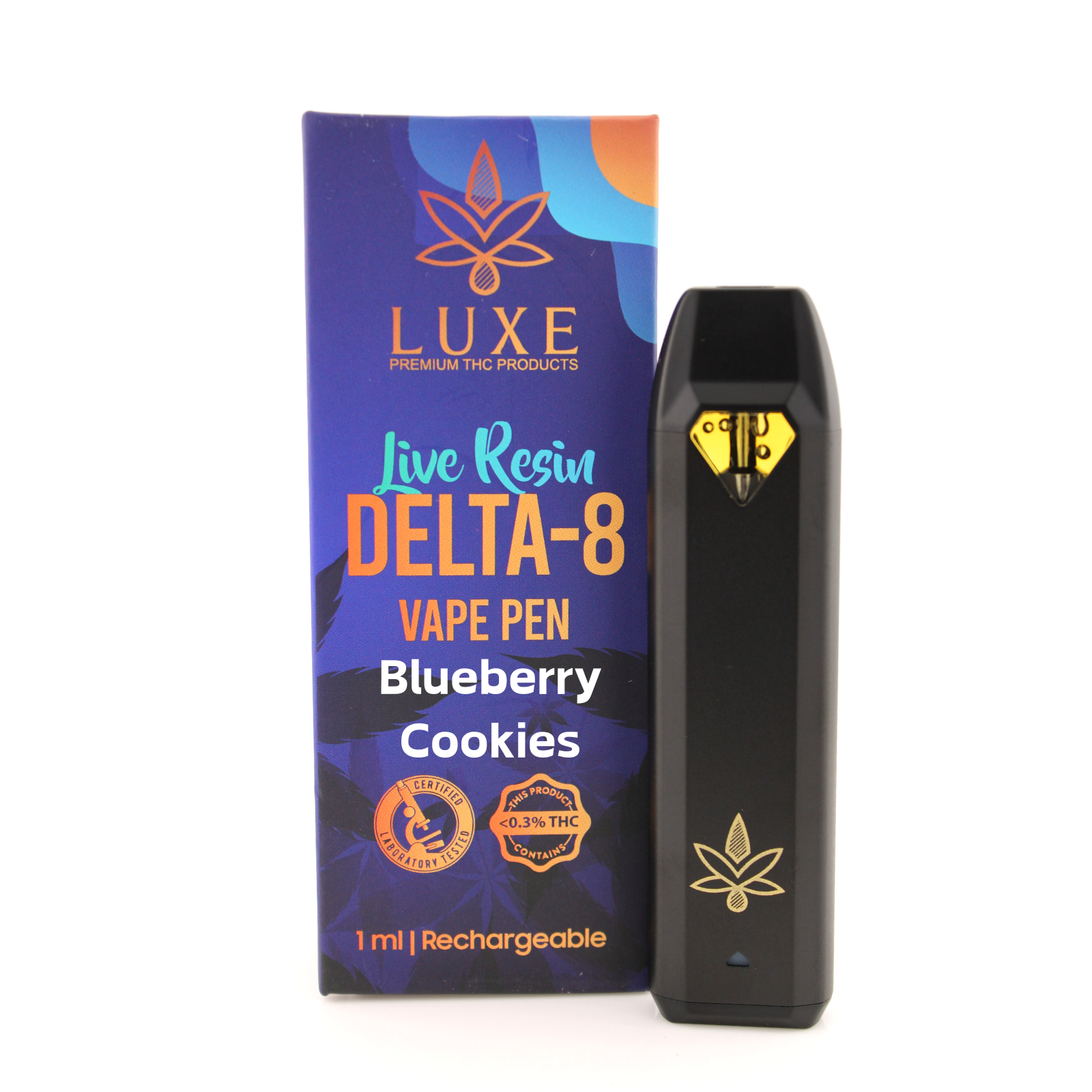 Simply Crafted: Blueberry Cookies Live Resin Delta-8 Vape Pen | 1ml | Leafly