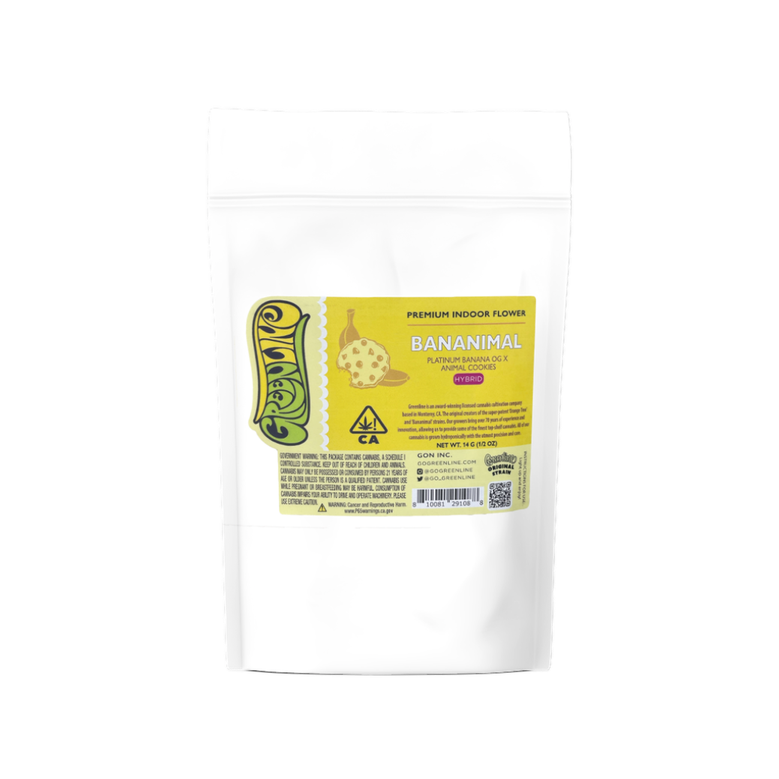 Greenline: Bananimal (1/2 OZ) | Leafly