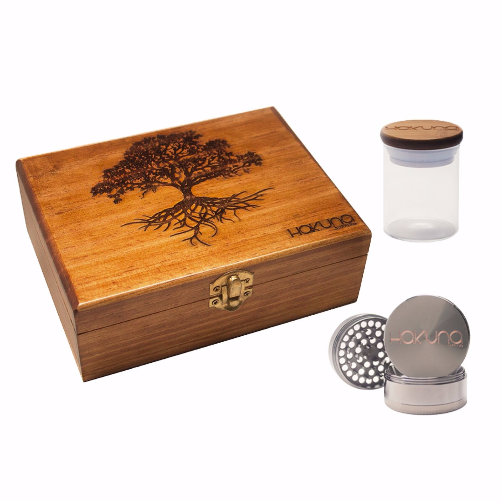 Tree of Life  Bamboo Stash Jar - Order Today! - Hakuna Supply