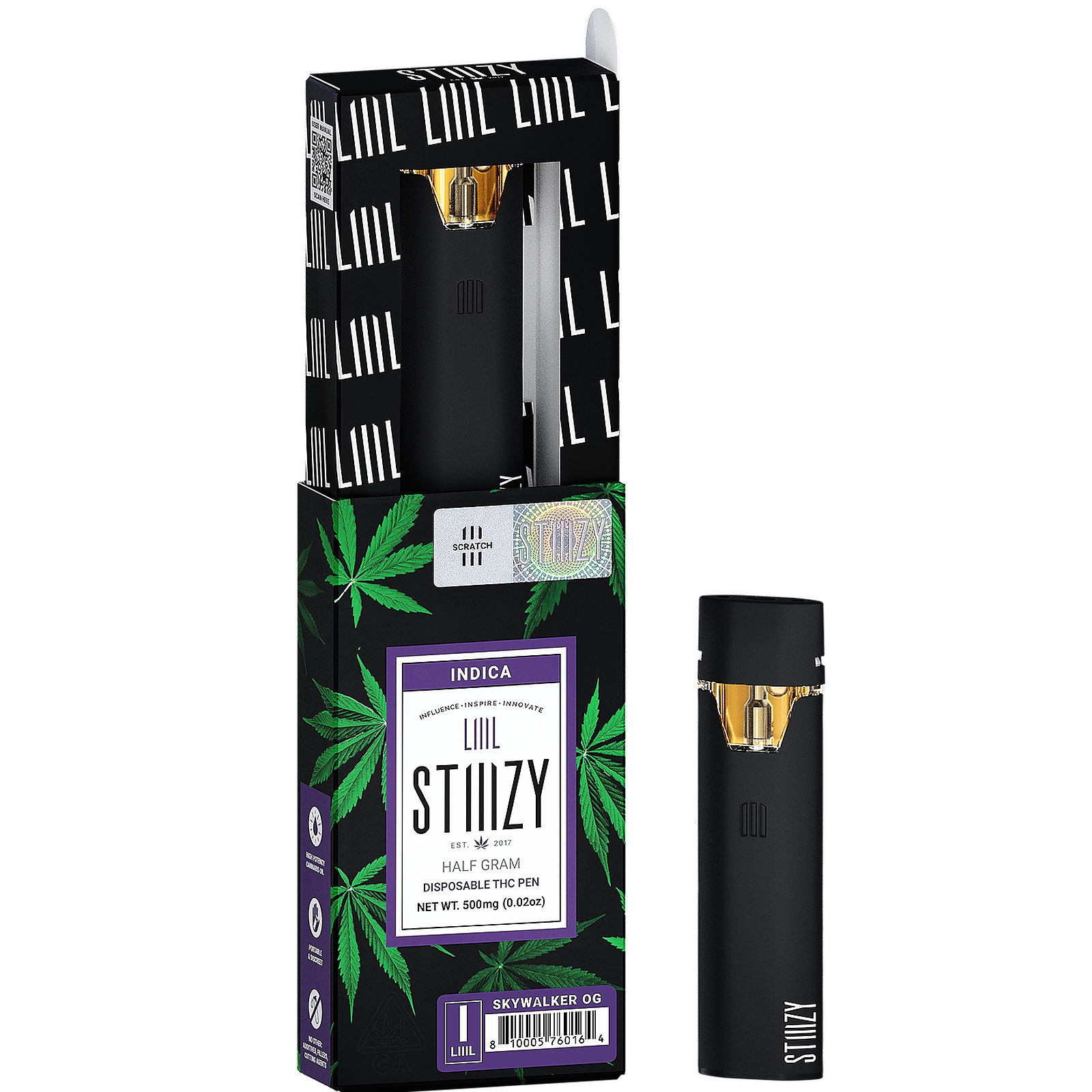 OG Muha Bison Extracts: Skywalker OG Capsules 150mg 15 Pack Strain Indica  Or Sativa