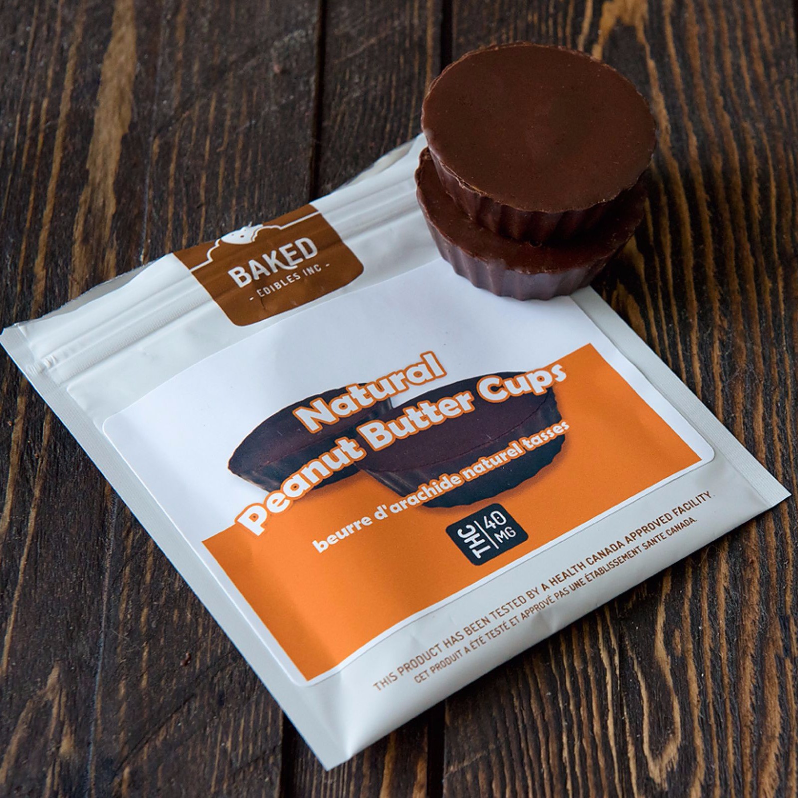 Baked Edibles Natural Peanut Butter Cups Leafly