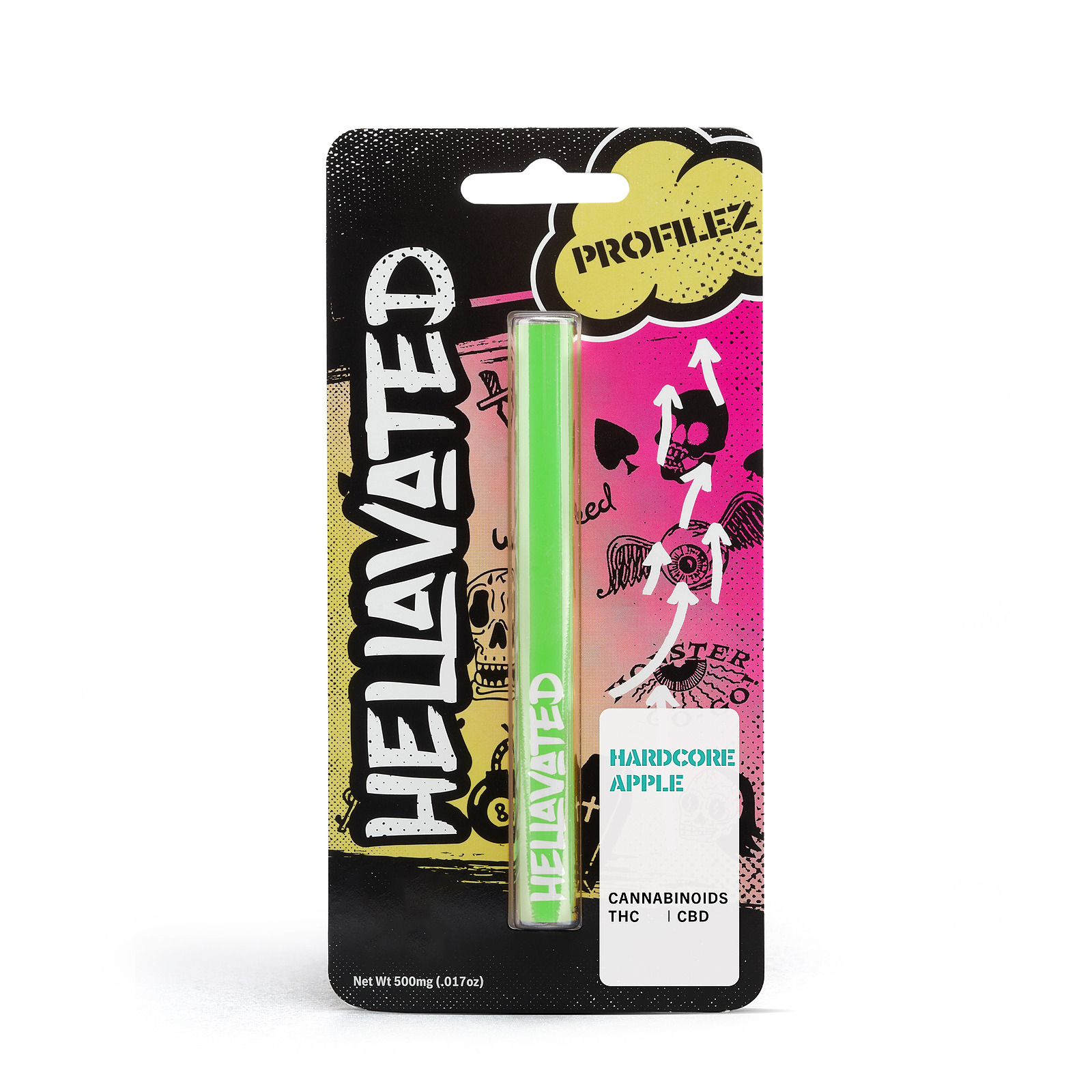 Hellavated: Hardcore Apple Profilez All In One 500mg | Leafly