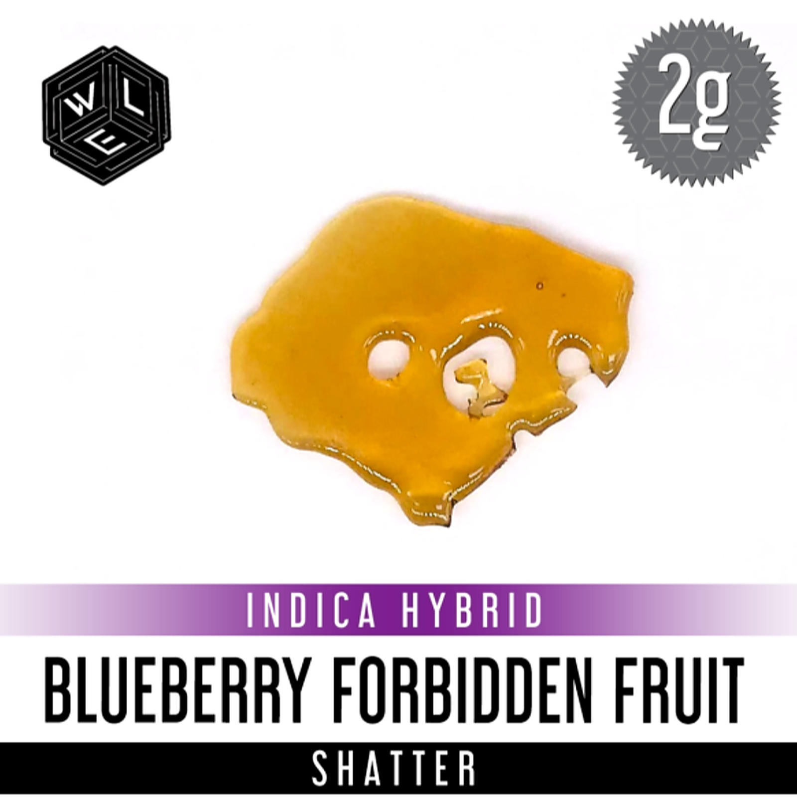 White Label Extracts Blueberry Forbidden Fruit Shatter 2 Gram Leafly