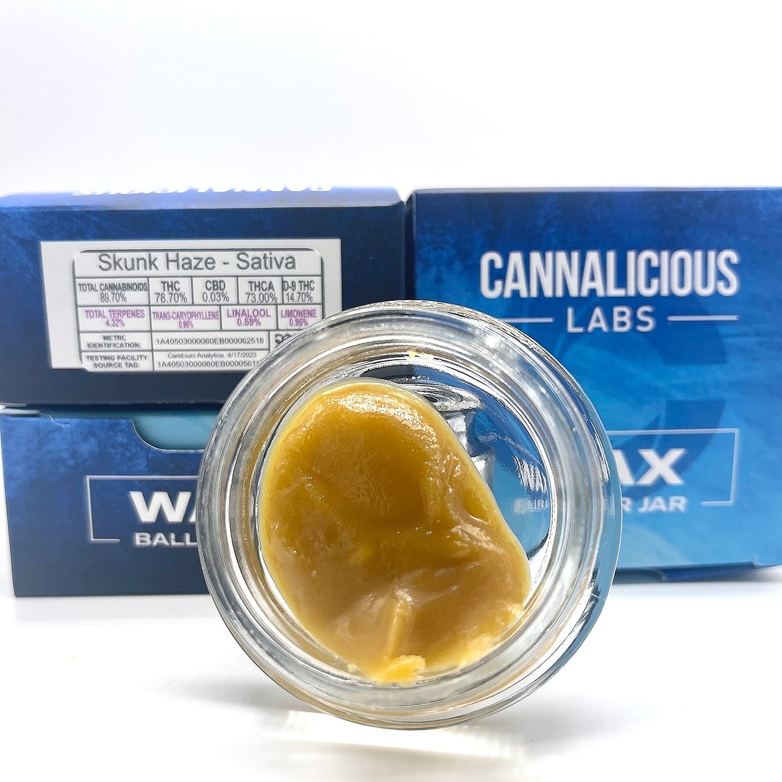 Cannalicious Labs Skunk Haze Wax 7.0g Baller Jar Leafly