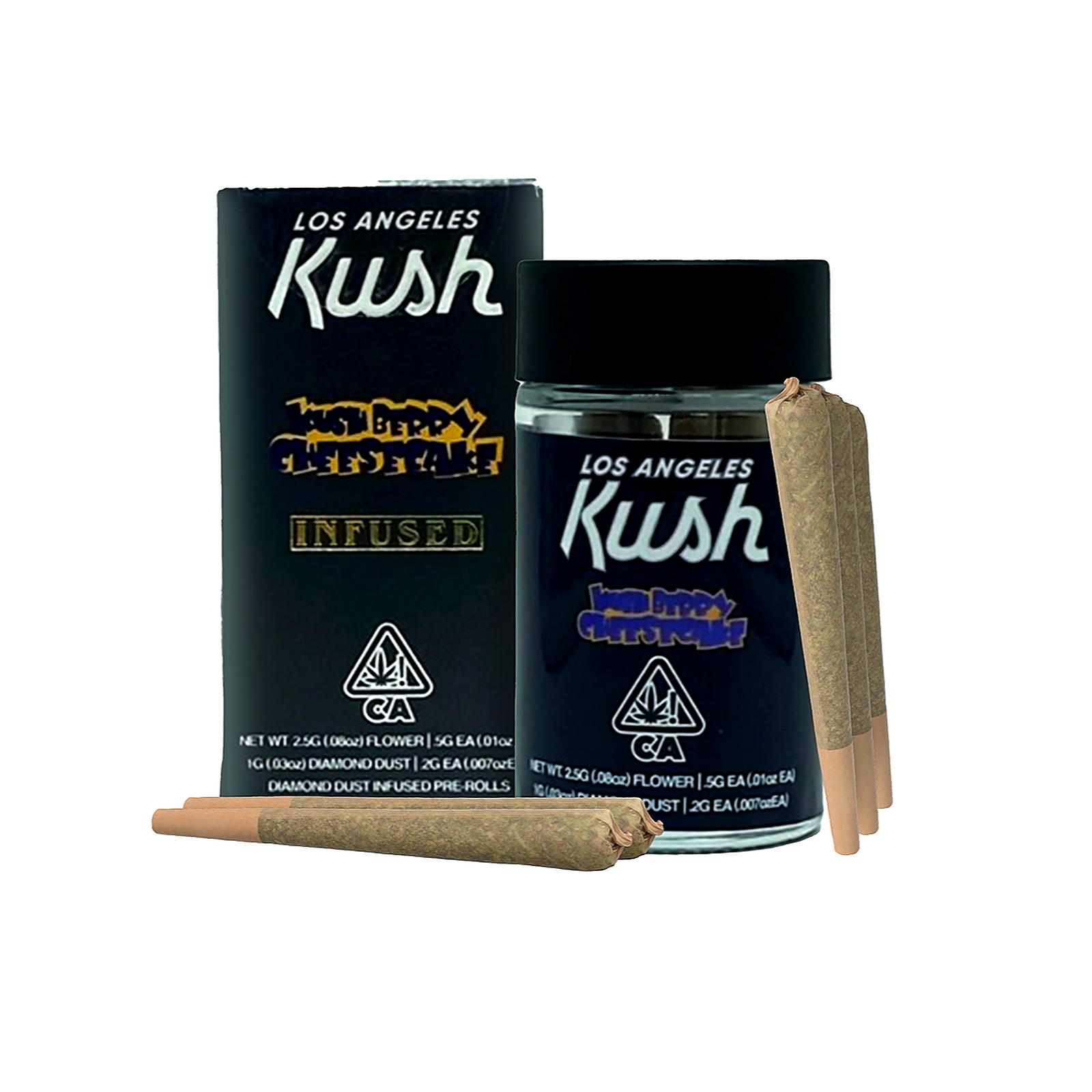 LA Kush Los Angeles Kush Kushberry Cheesecake (5 x .7g) DIA 2