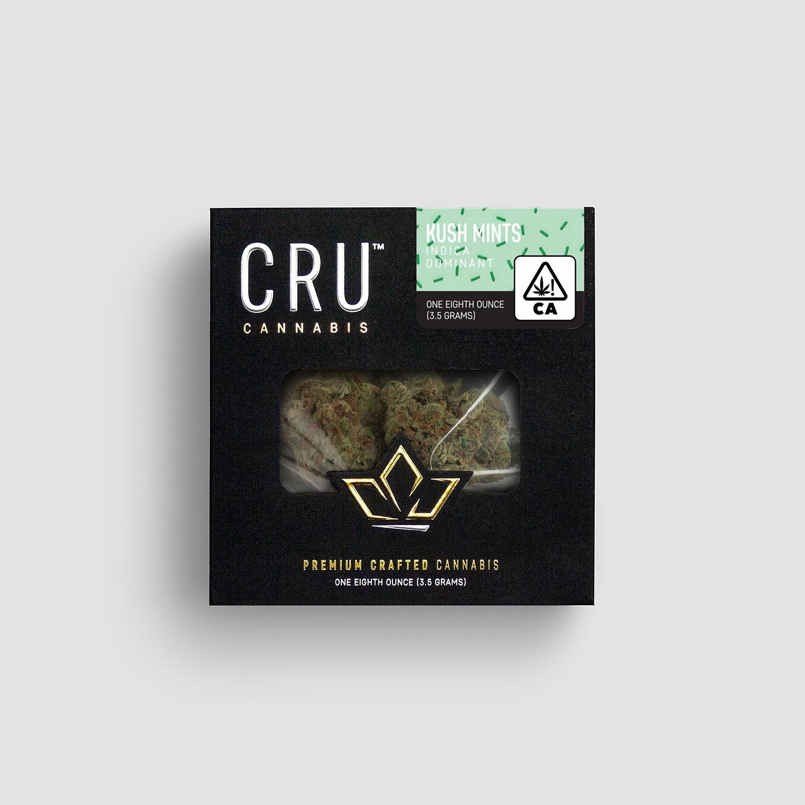CRU Cannabis Kush Mints 3.5G Indica Flower Leafly