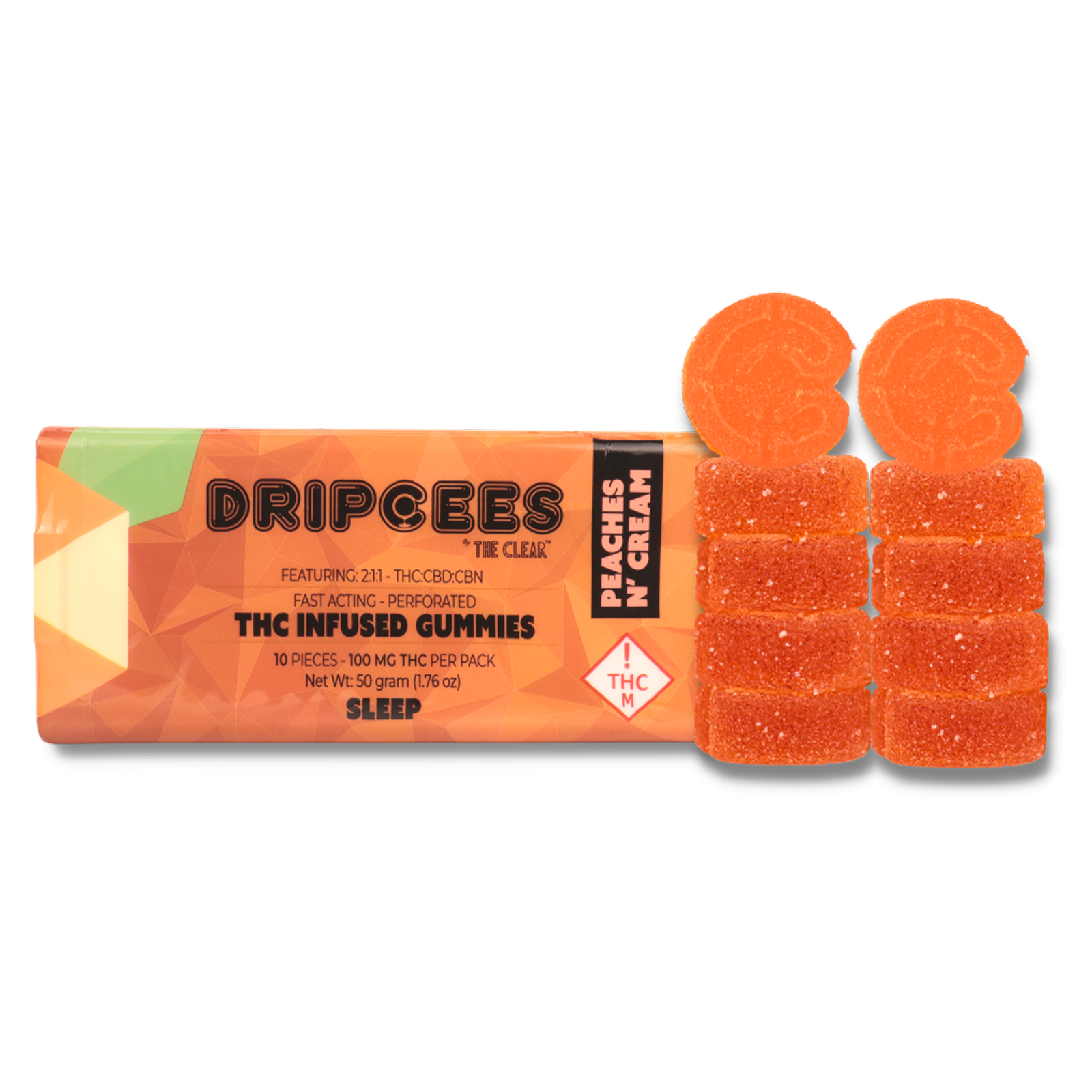 The Clear Dripcees ‘Sleep’ Peaches N’ Cream Leafly