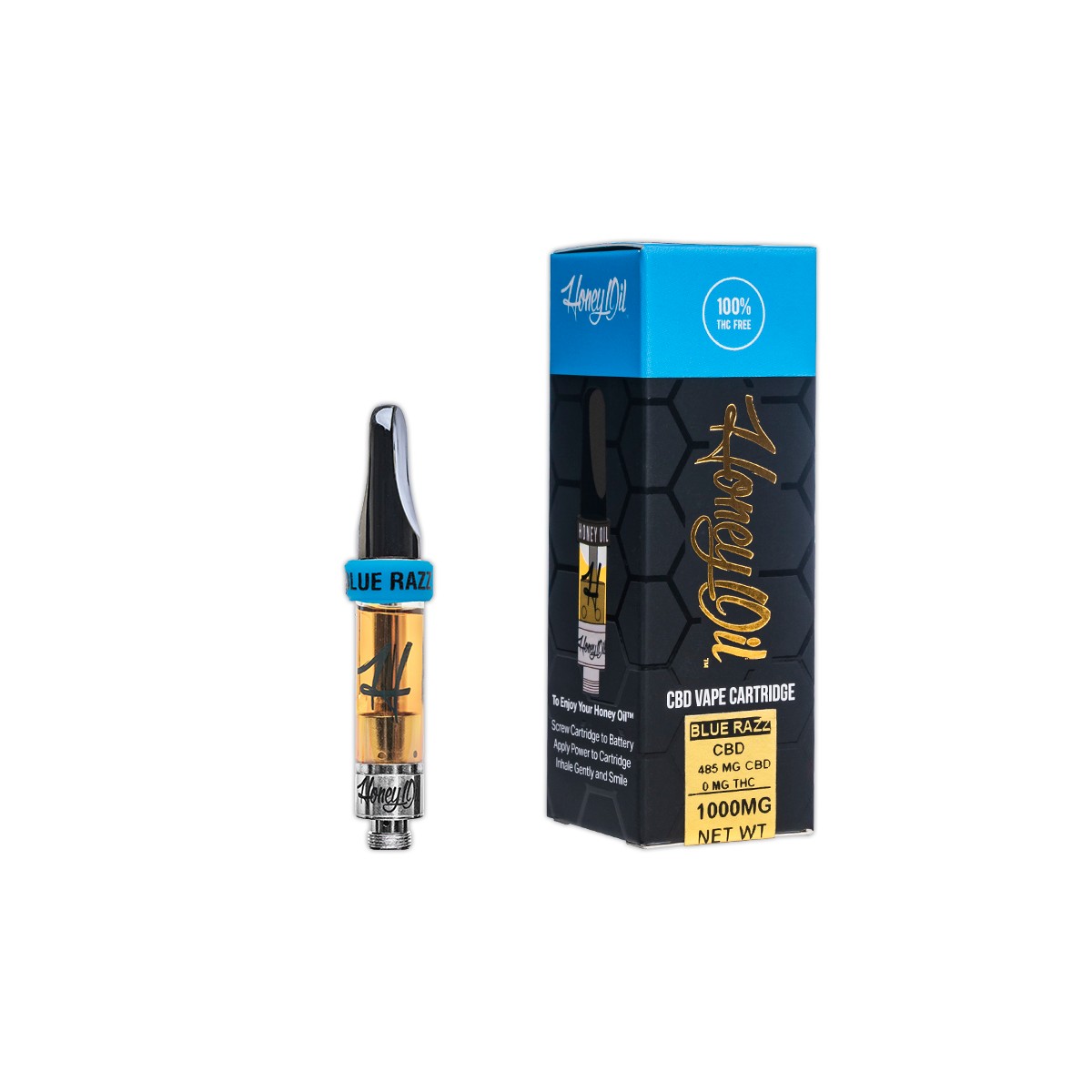 Honey Oil: Blue Razz CBD Vape Cartridge | Leafly