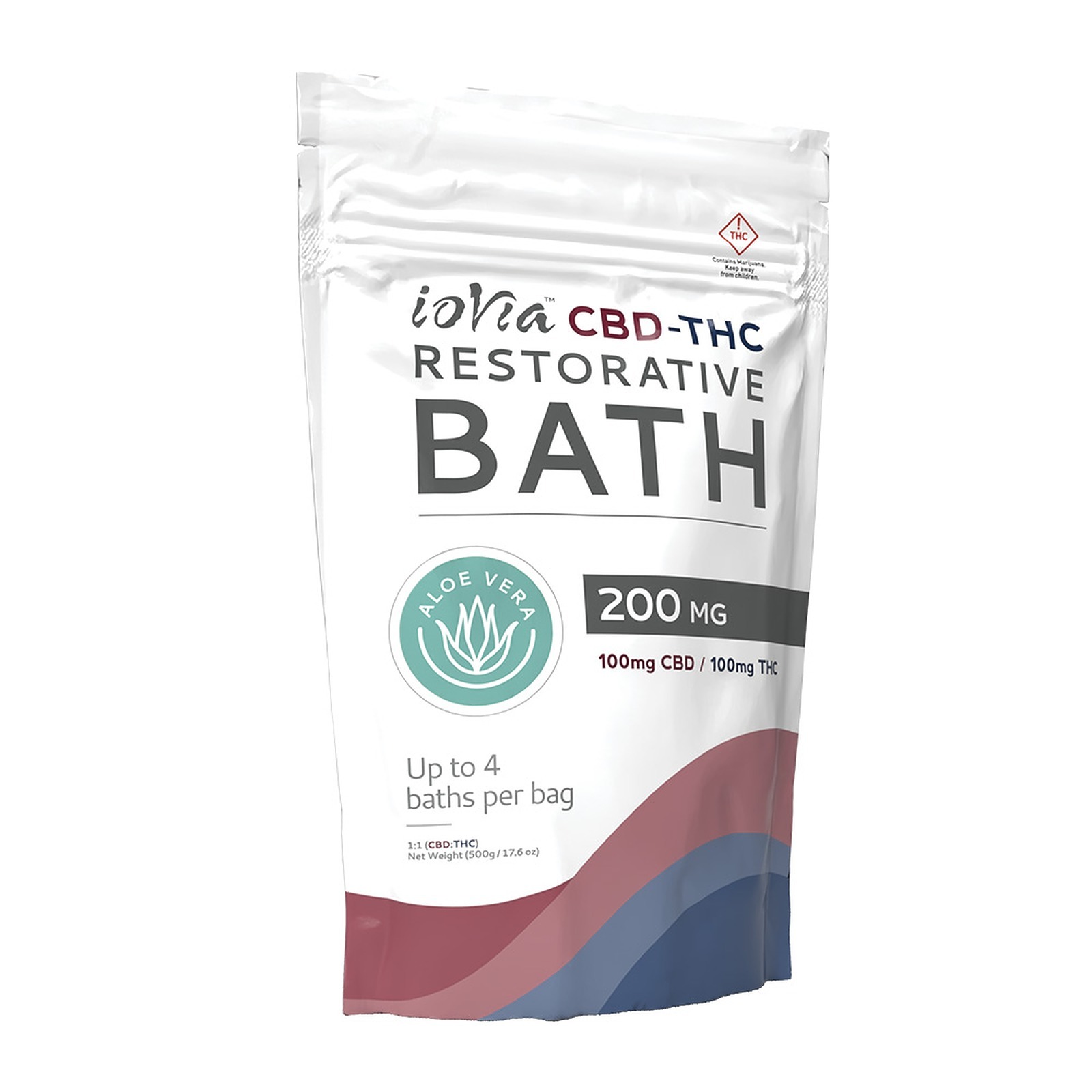 ioVia™ CBD-THC Restorative Bath – Aloe Vera