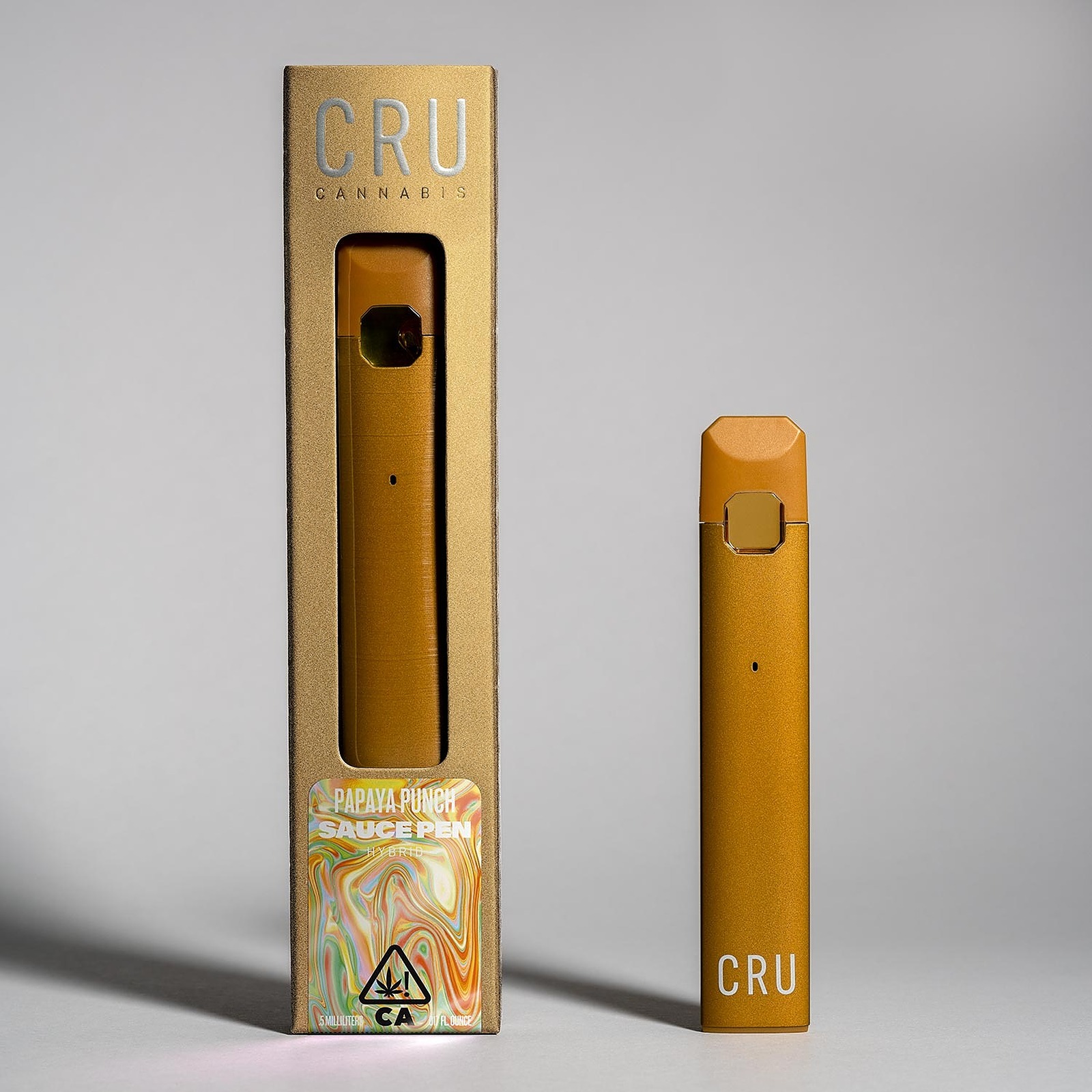CRU Cannabis Papaya Punch (0.5ml Sauce Pen) Leafly