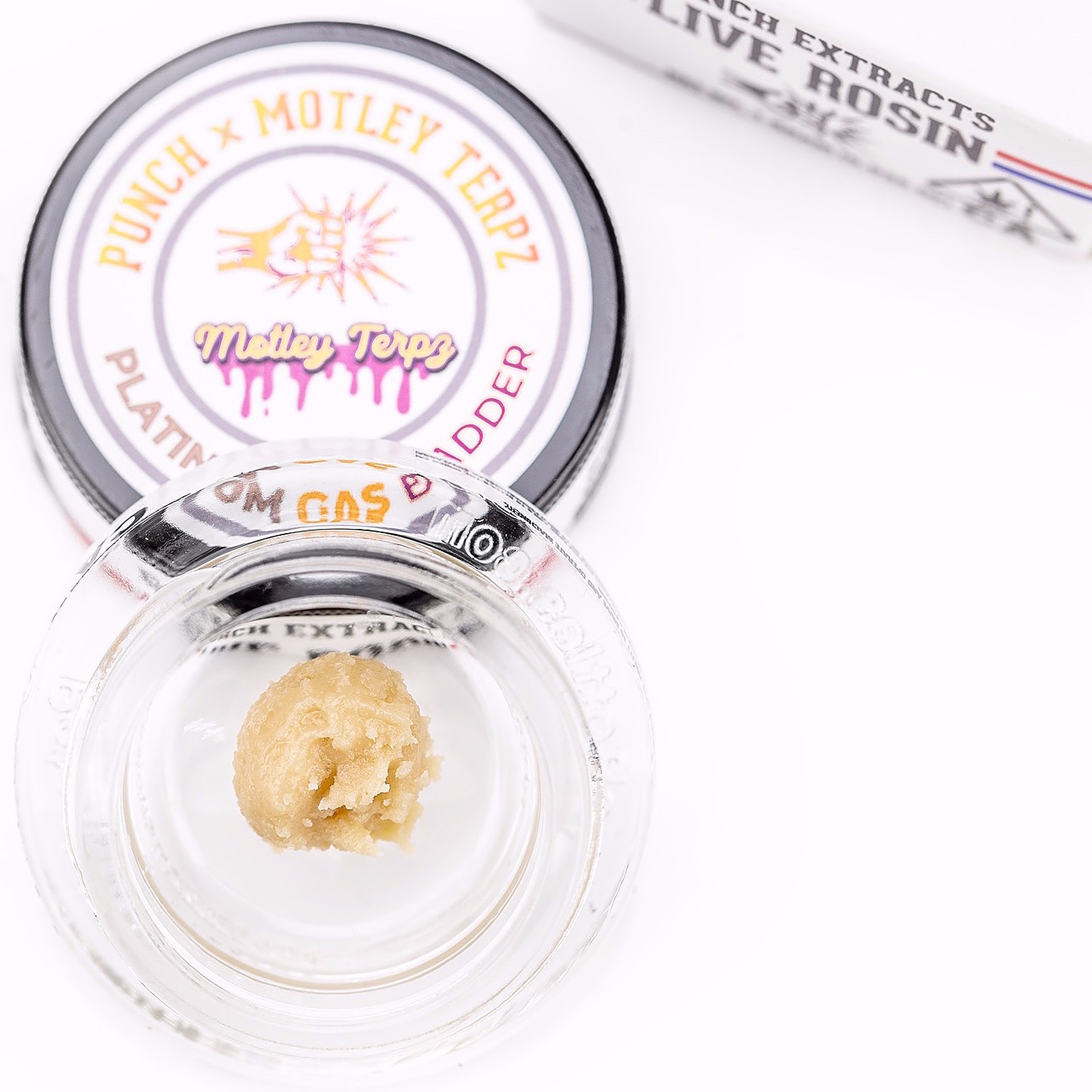 Punch: Platinum Gas Tier 4 Live Rosin Cold Cure Badder (1g) | Leafly