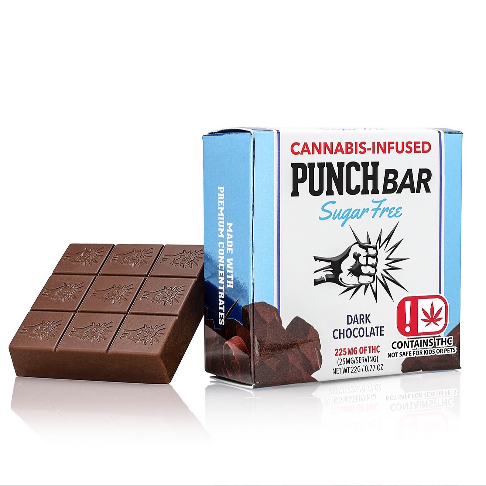 Punch: Dark Chocolate OK 225MG PunchBar | Leafly