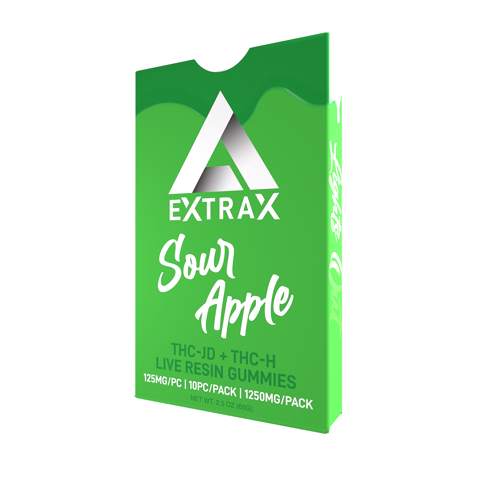 Delta Extrax: Sour Apple THCh THCjd Gummies 1250mg | Leafly