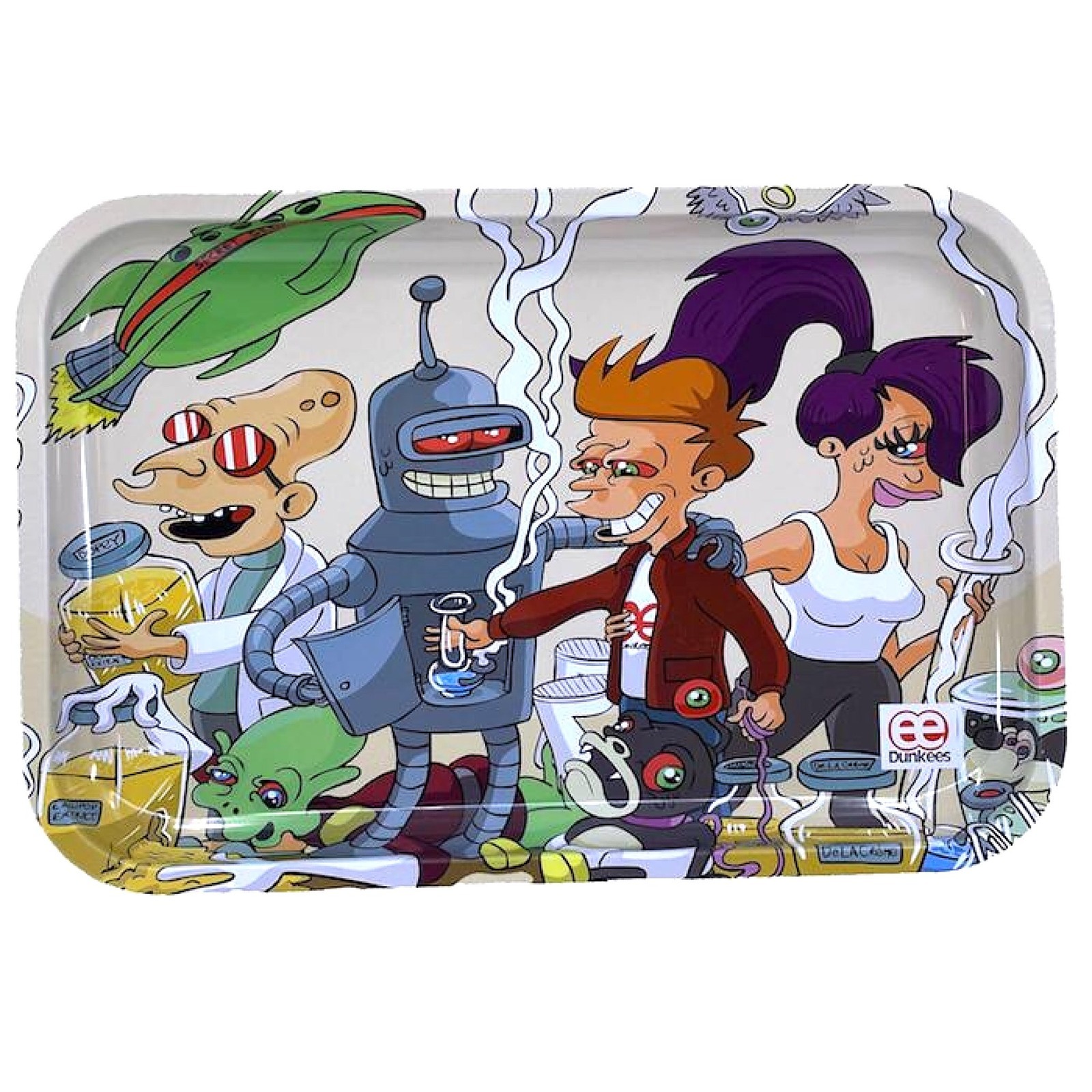 CaliConnected Online Headshop: Dunkees Large Rolling Trays (13” x 9”) - Multiple  Designs!