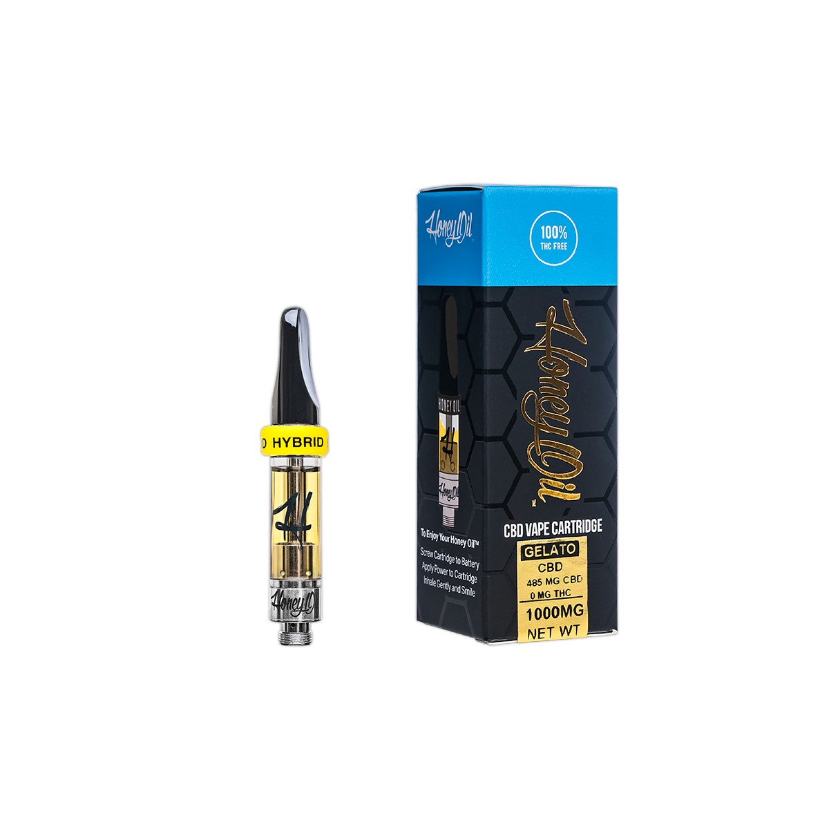 Honey Oil: Gelato THC Vape Cartridge