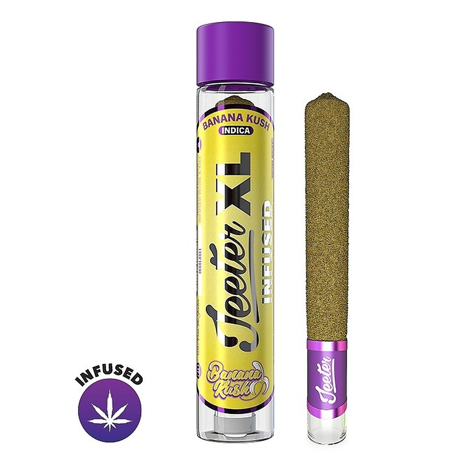 Jeeter Banana Kush Infused XL 2G Leafly