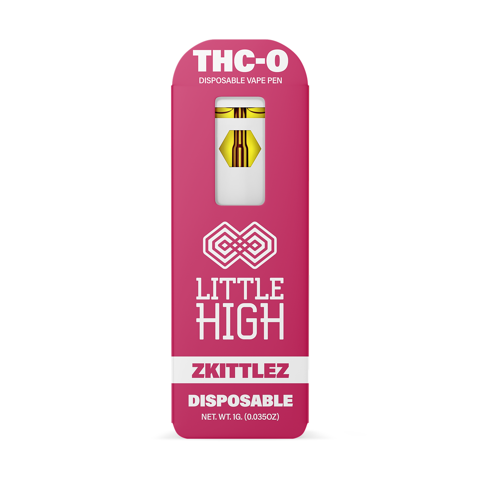 Little High: Little High - THC-O Indica - Zkittlez - 1 Gram Disposable Pen  | Leafly