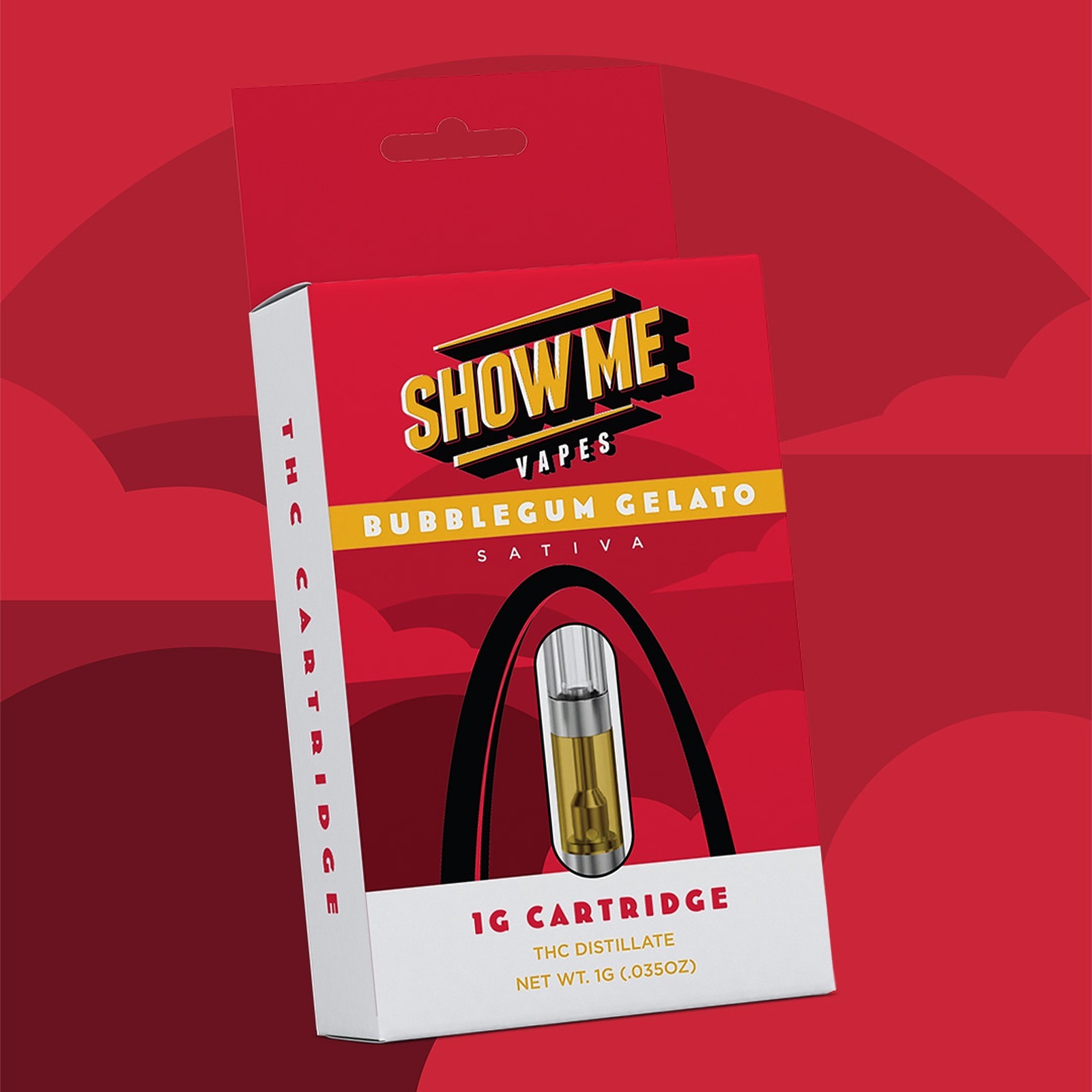 SHOW ME Bubblegum Gelato (S) 1G THC Cartridge Show Me Leafly