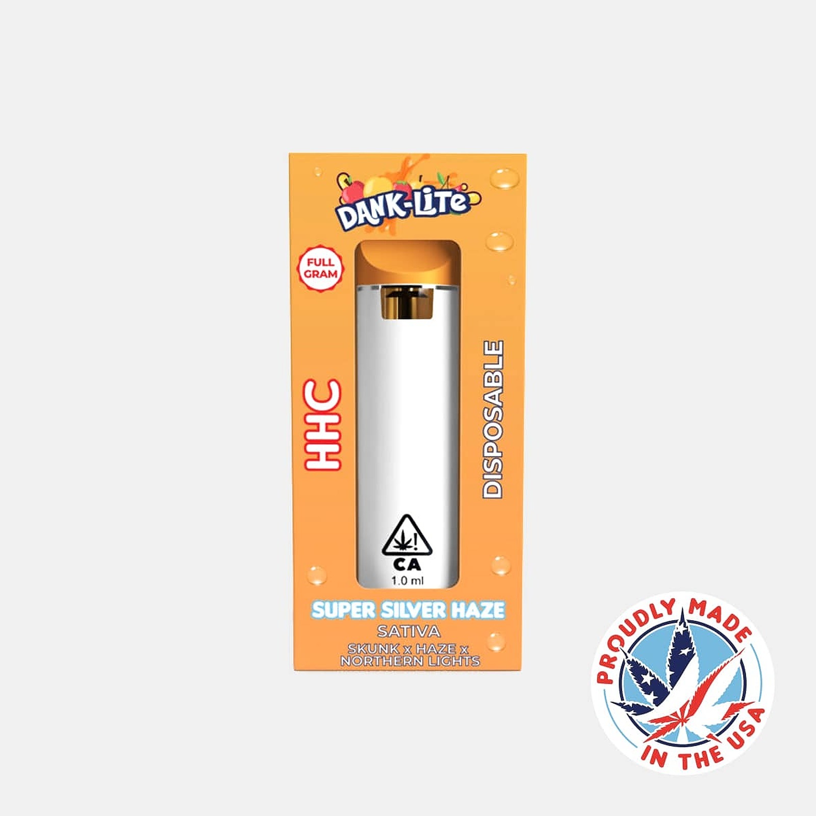 DankLite: HHC Disposable Vape – Super Silver Haze (Sativa) | Leafly