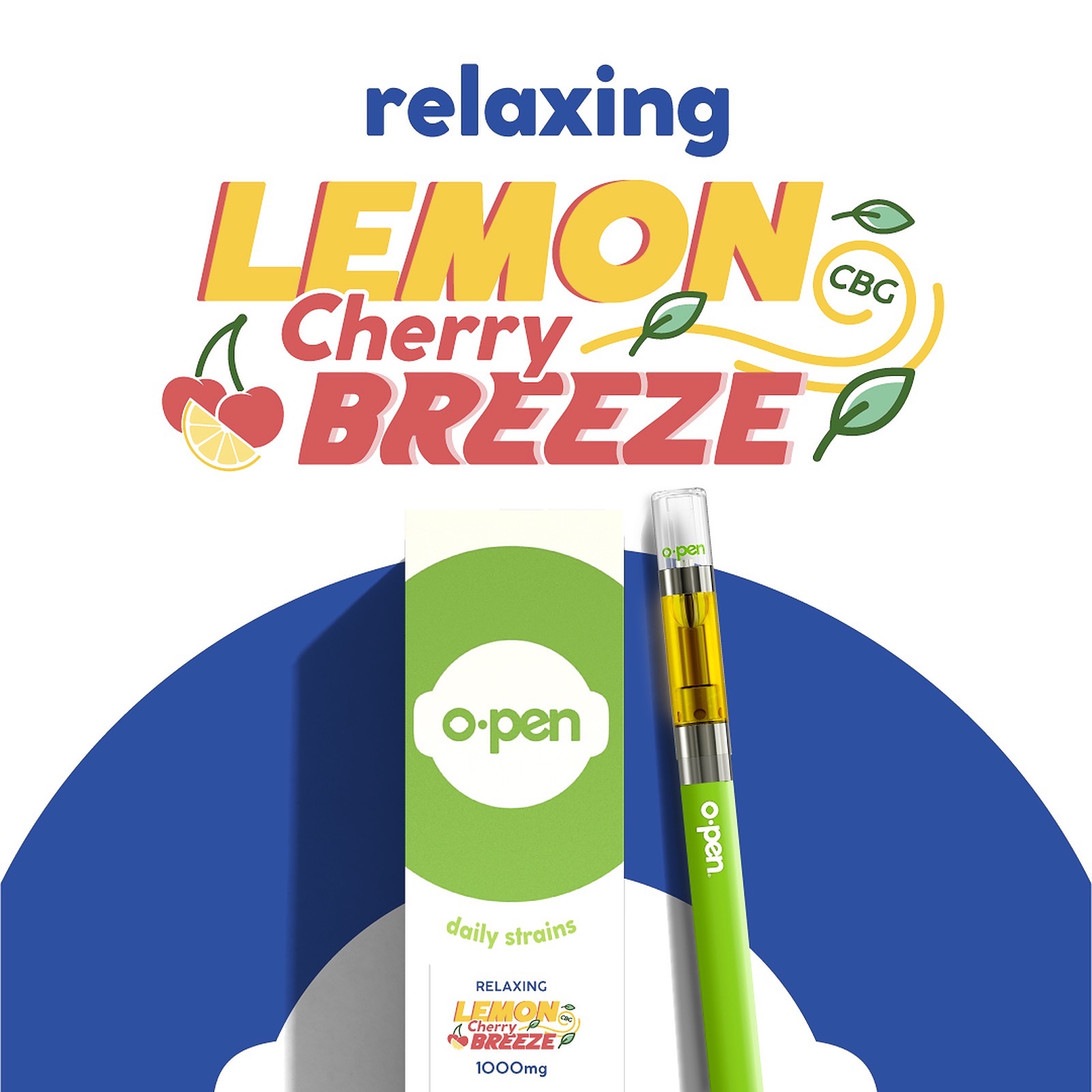 O.pen: O.pen Daily Strains - Lemon Cherry Breeze CBG (Relaxing