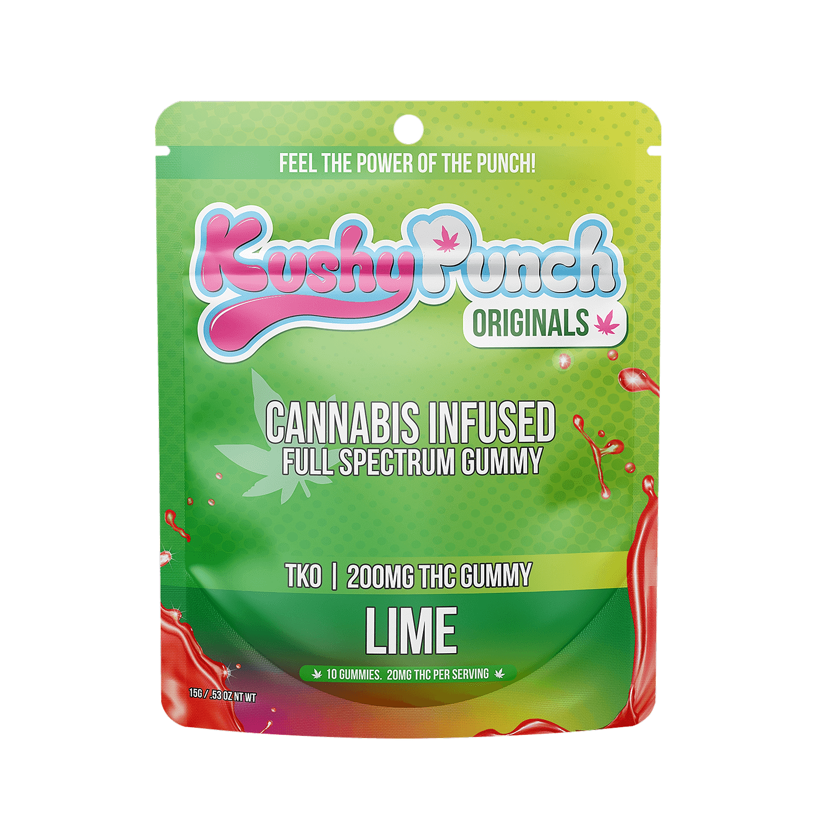 Kushy Punch: KUSHY PUNCH - T.K.O. LIME GUMMY 200MG | Leafly