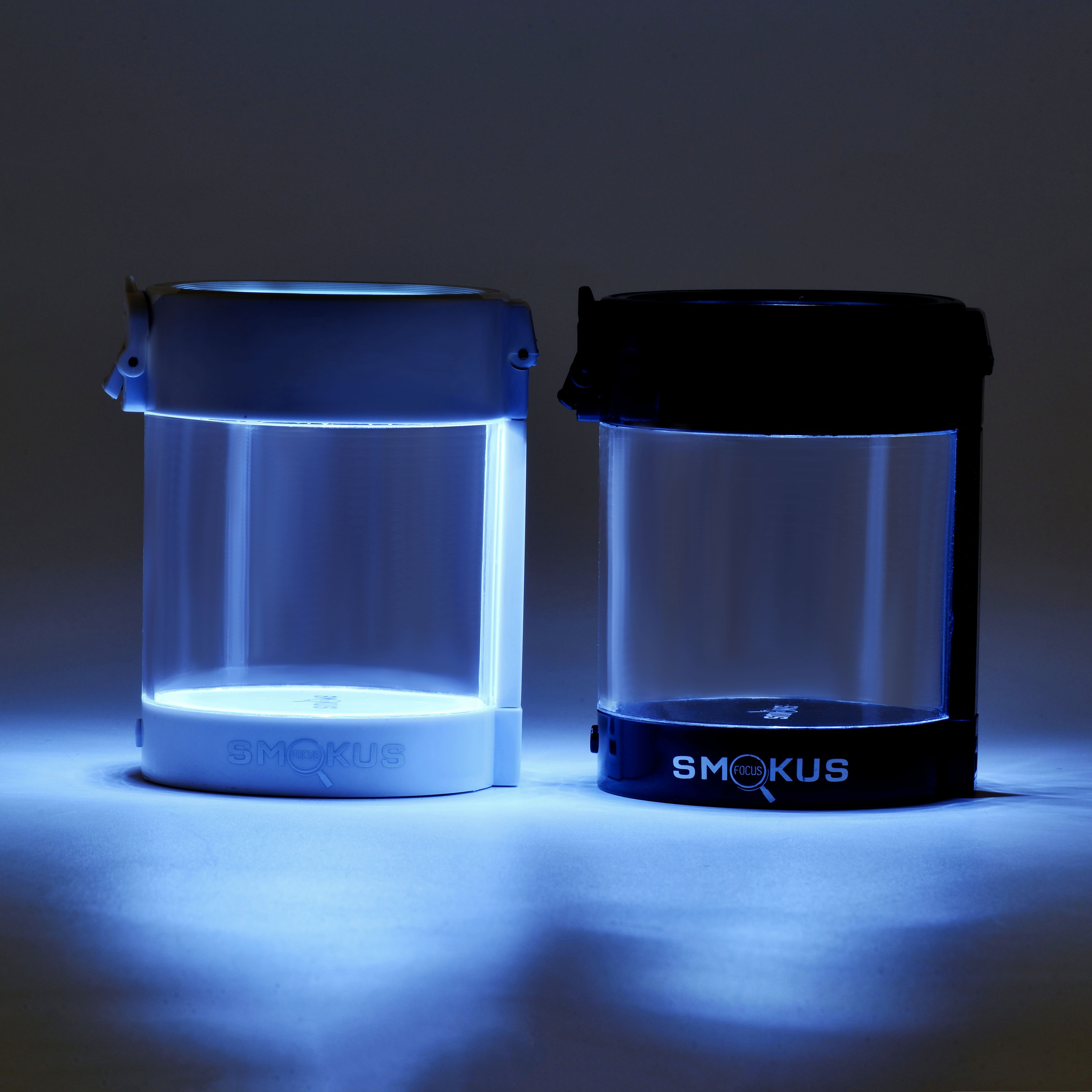 Eclipse Jar by Smokus Focus - Stash Jar with LED Magnification