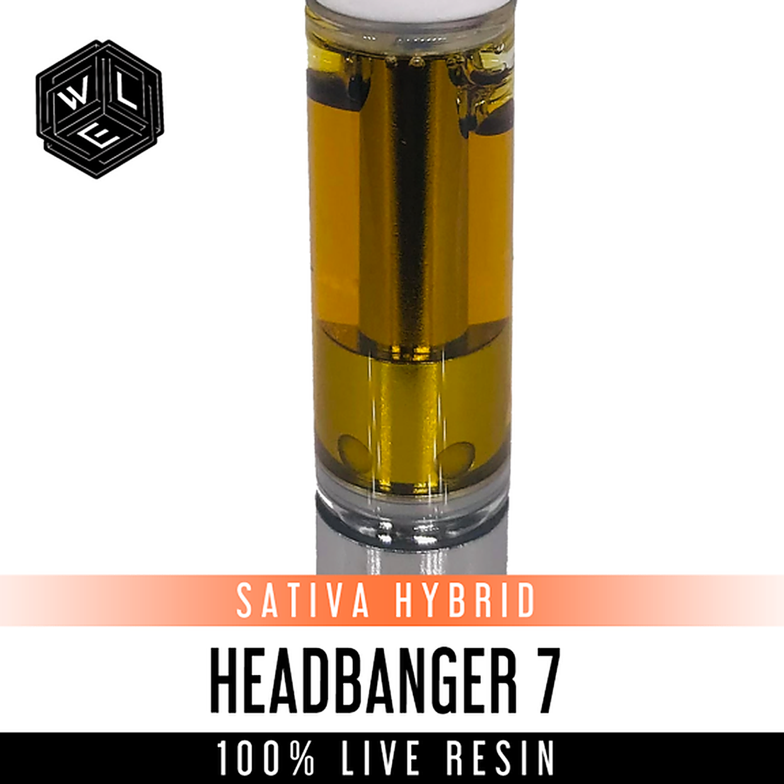 White Label Extracts: Headbanger 7 100% Live Resin Cartridge 1 Gram ...