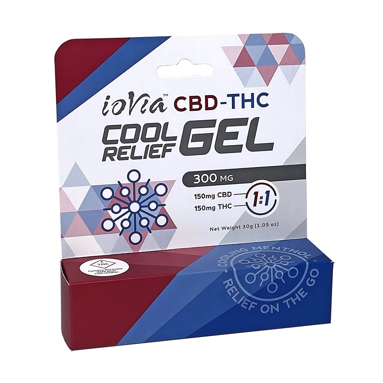 ioVia™ CBD-THC Cool Relief Gel 300mg