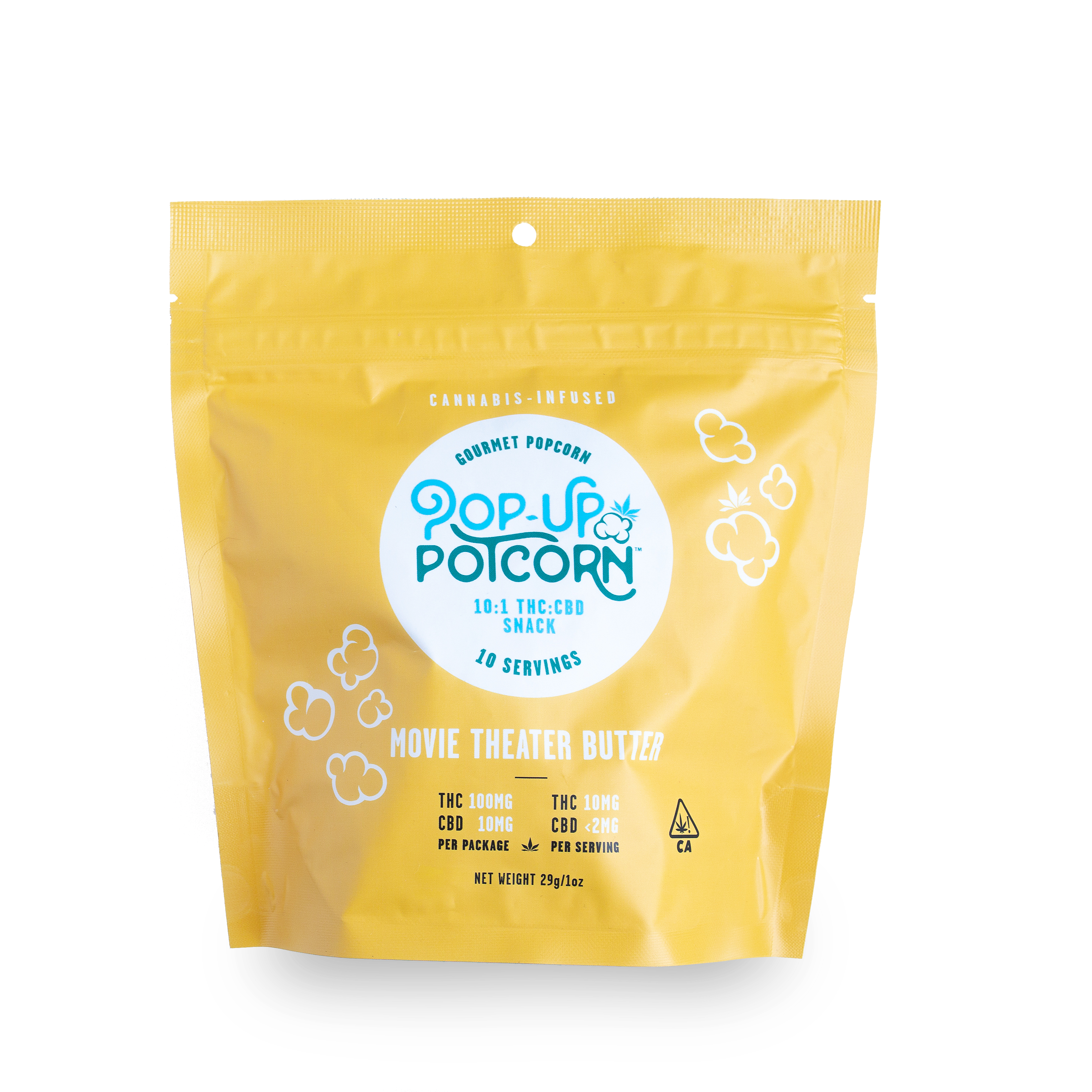 POPCORN MOVIE THEATER BUTTER 100mg Leafly