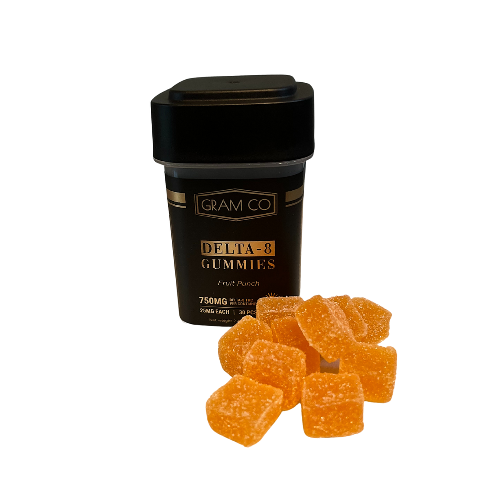 Gram Co Premium Delta 8: GramCo Gummies (25mg Delta 8), Fruit Punch ...