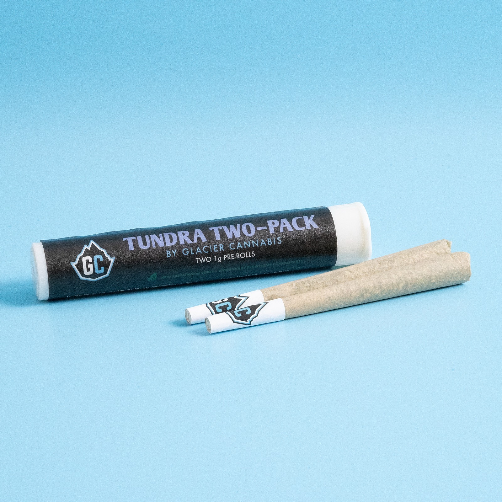 Glacier Cannabis Blast Chiller prerolls (twopack, 2g) Leafly