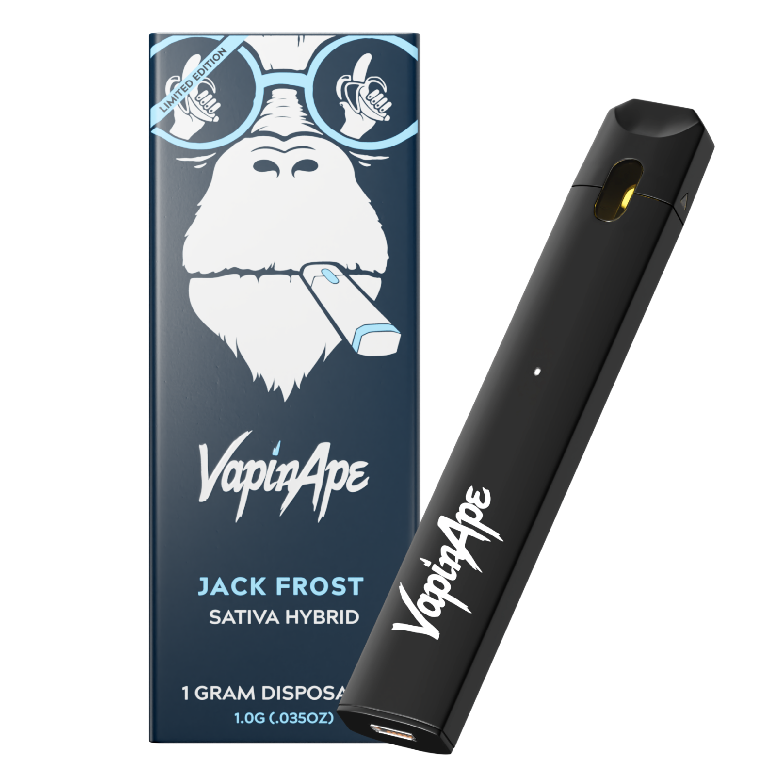 Vapin Ape Jack Frost Full Gram, Full Spectrum Disposable Leafly
