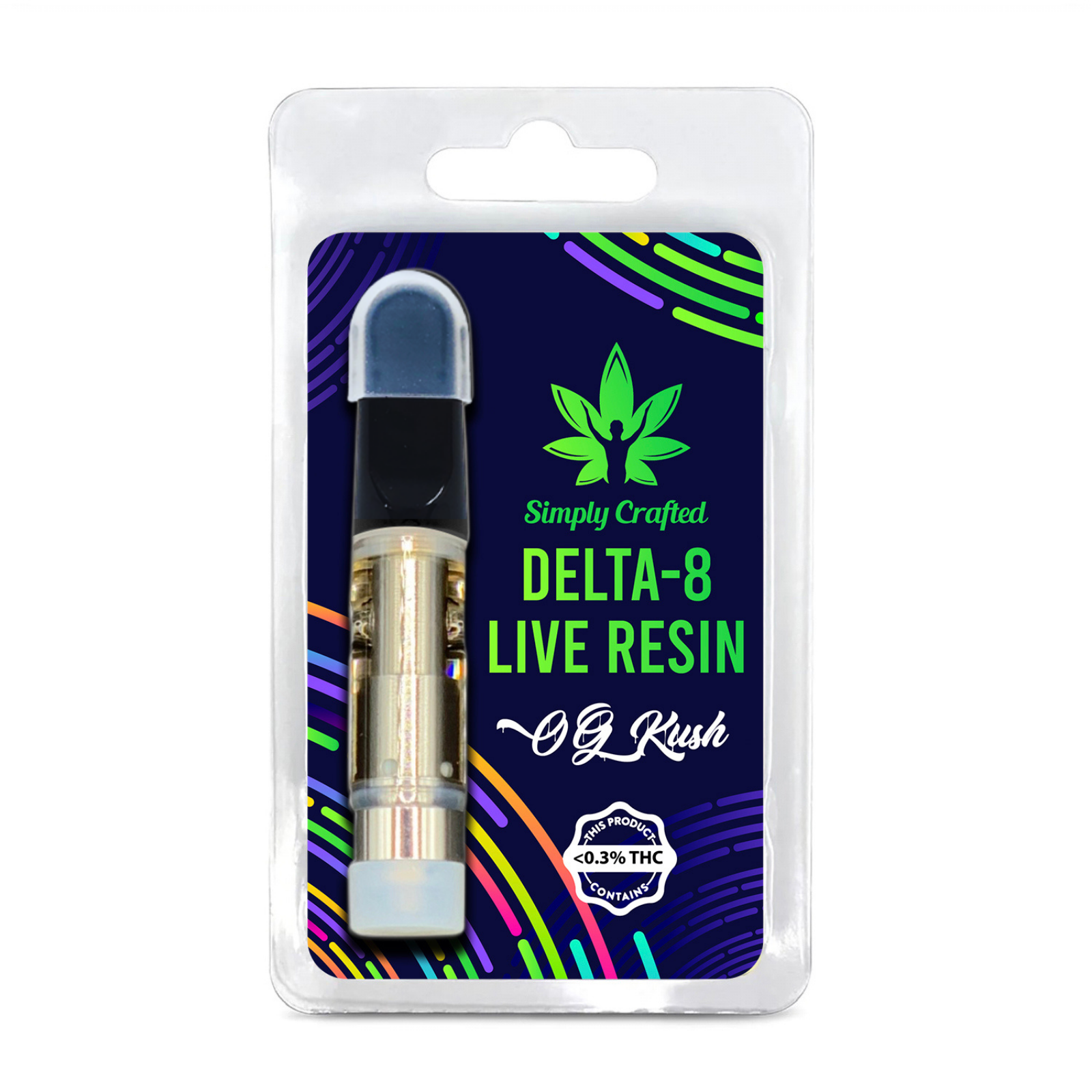 Simply Crafted Free Shipping Save 25 With Code Leafly Og Kush Delta 8 Live Resin Cartridge 6113